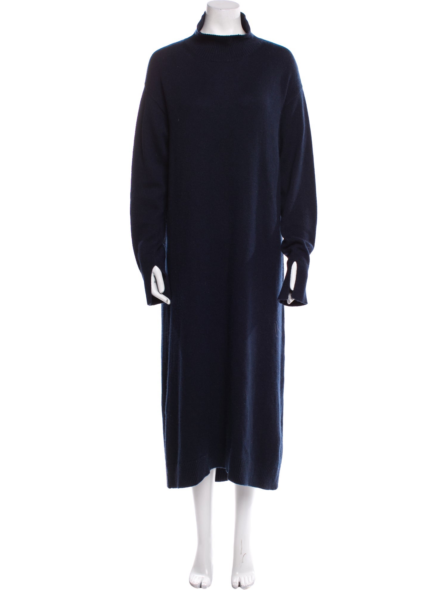 'S Max Mara Turtleneck Long Dress