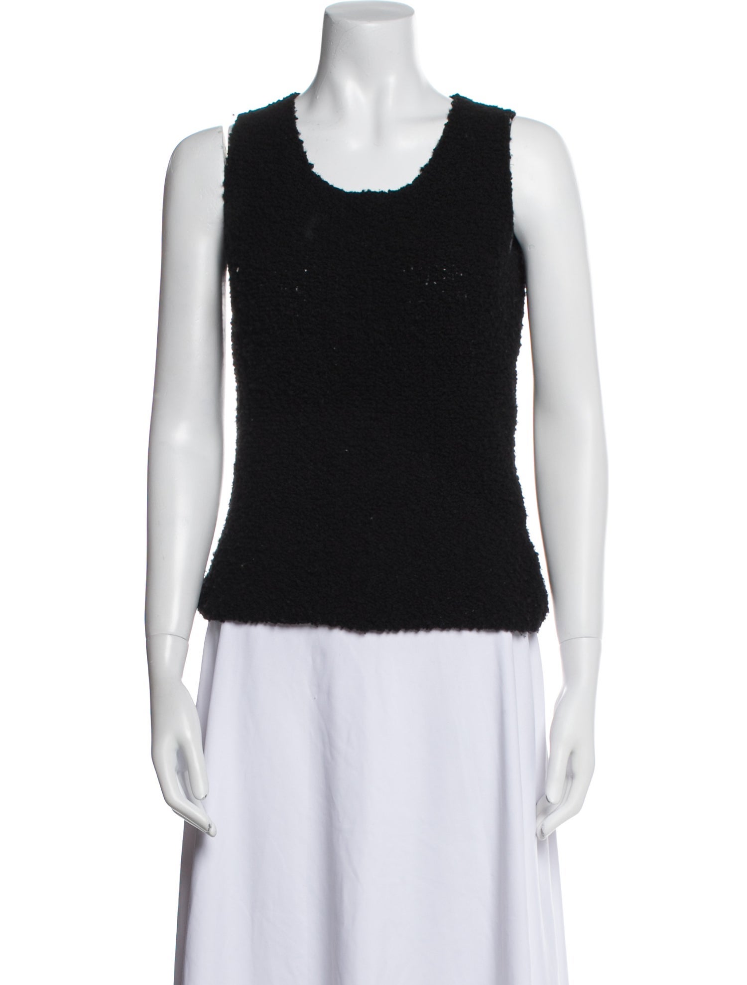 'S Max Mara Wool Scoop Neck Top