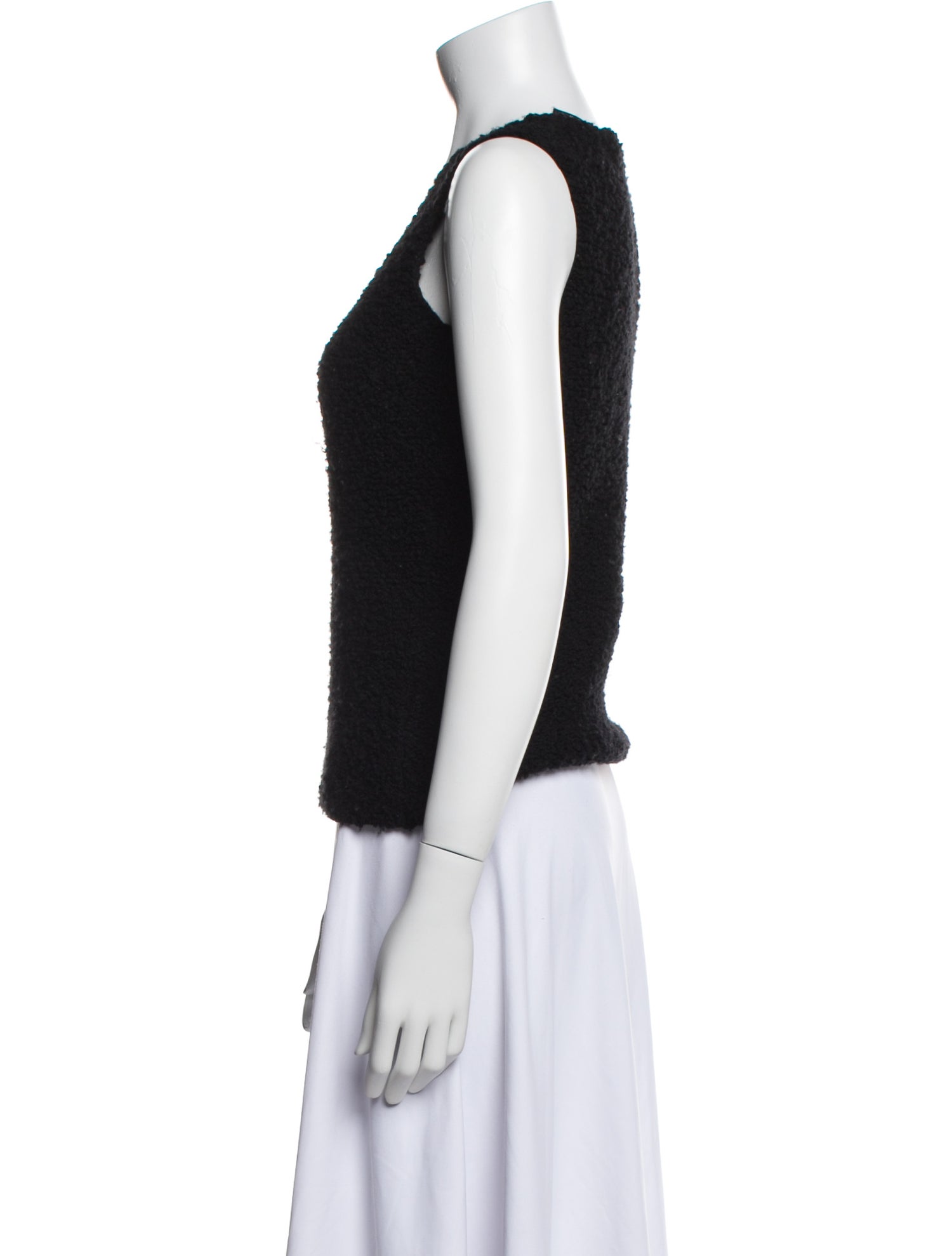 'S Max Mara Wool Scoop Neck Top