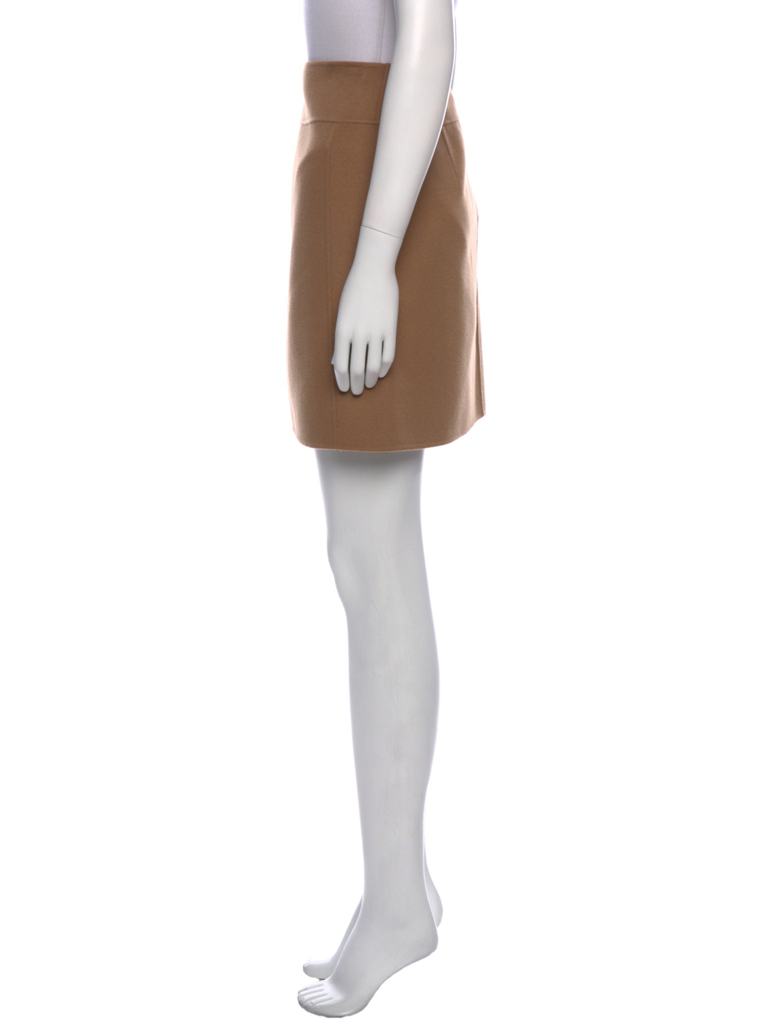 'S Max Mara Virgin Wool Mini Skirt