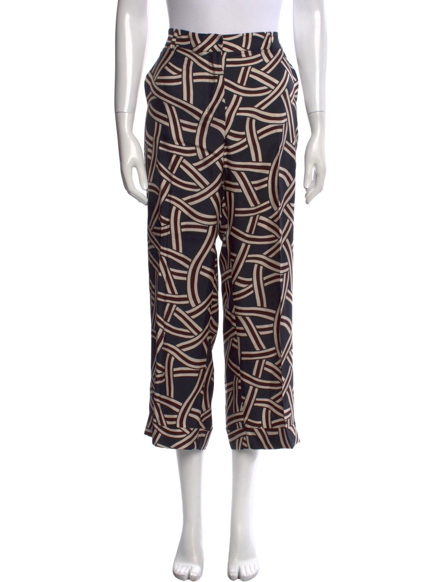 'S Max Mara Silk Wide Leg Pants