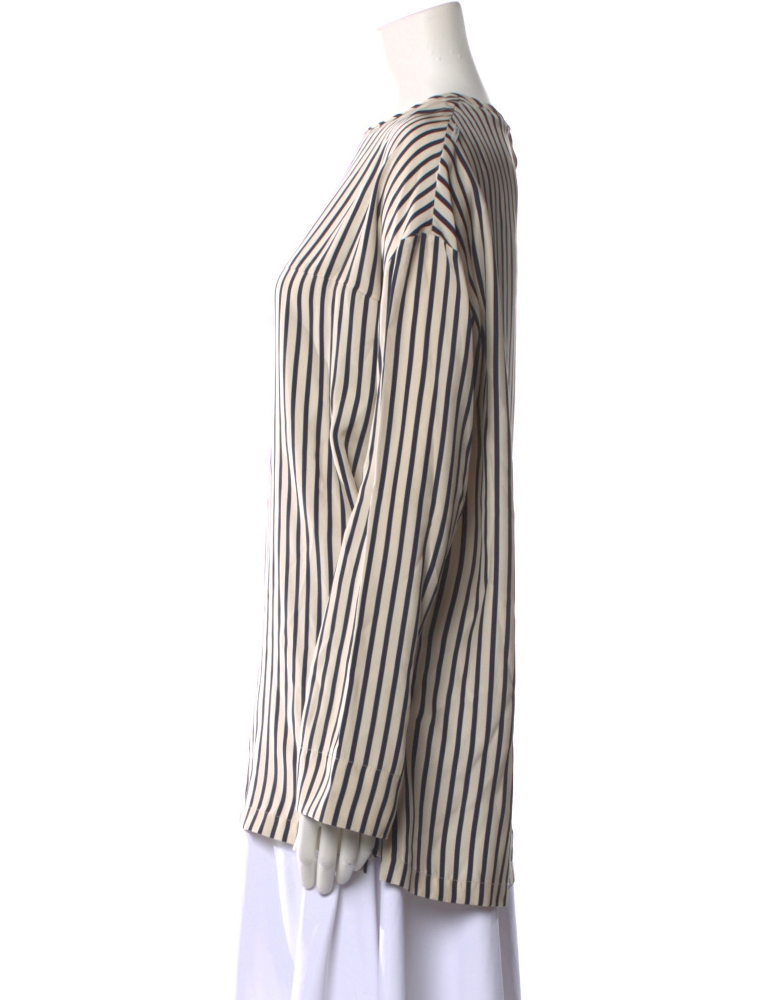 'S Max Mara Silk Striped Tunic