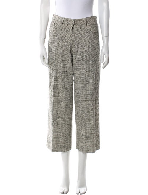 'S Max Mara Houndstooth Print Wide Leg Pants