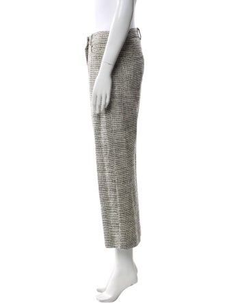 'S Max Mara Houndstooth Print Wide Leg Pants