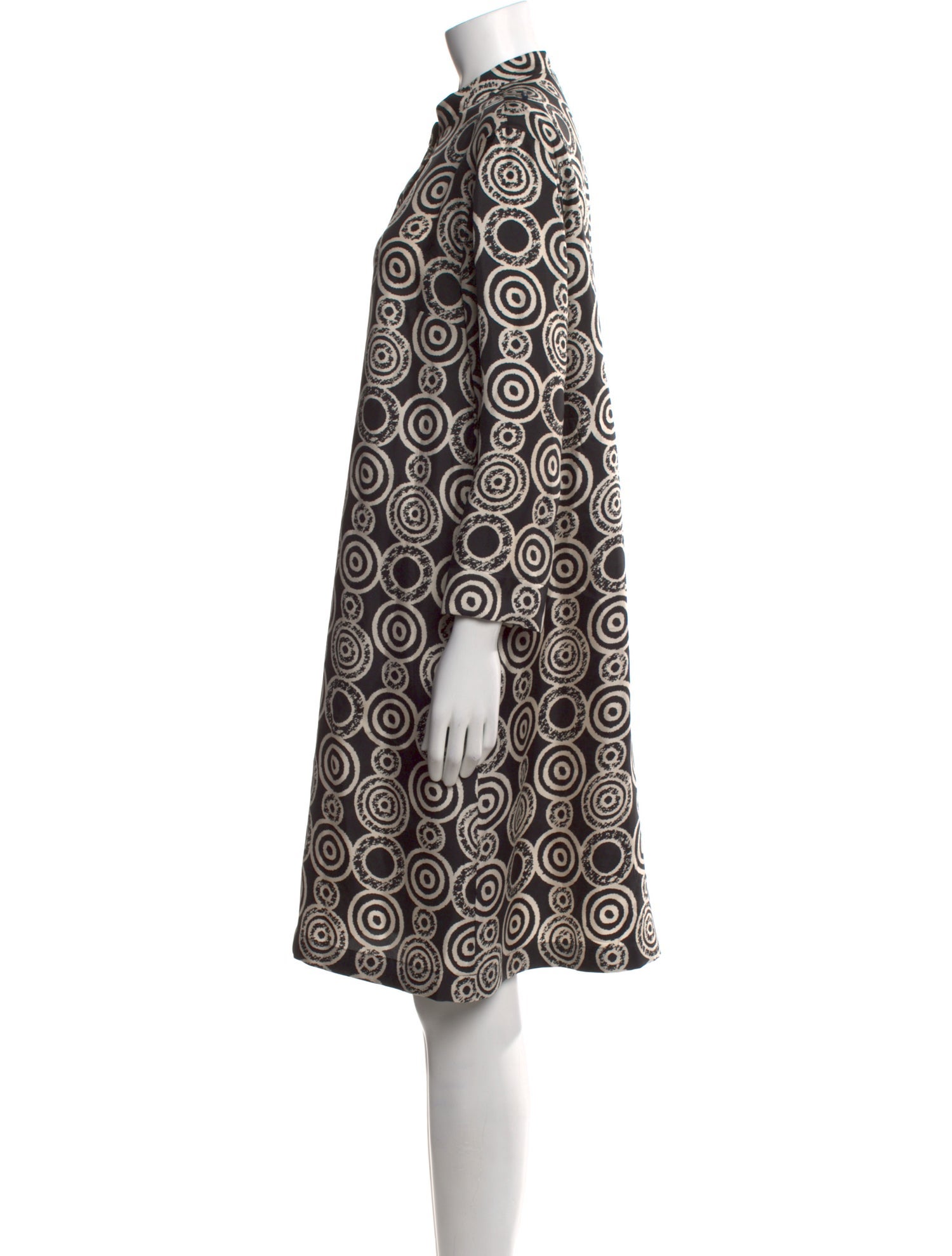 'S Max Mara Printed Knee-Length Dress
