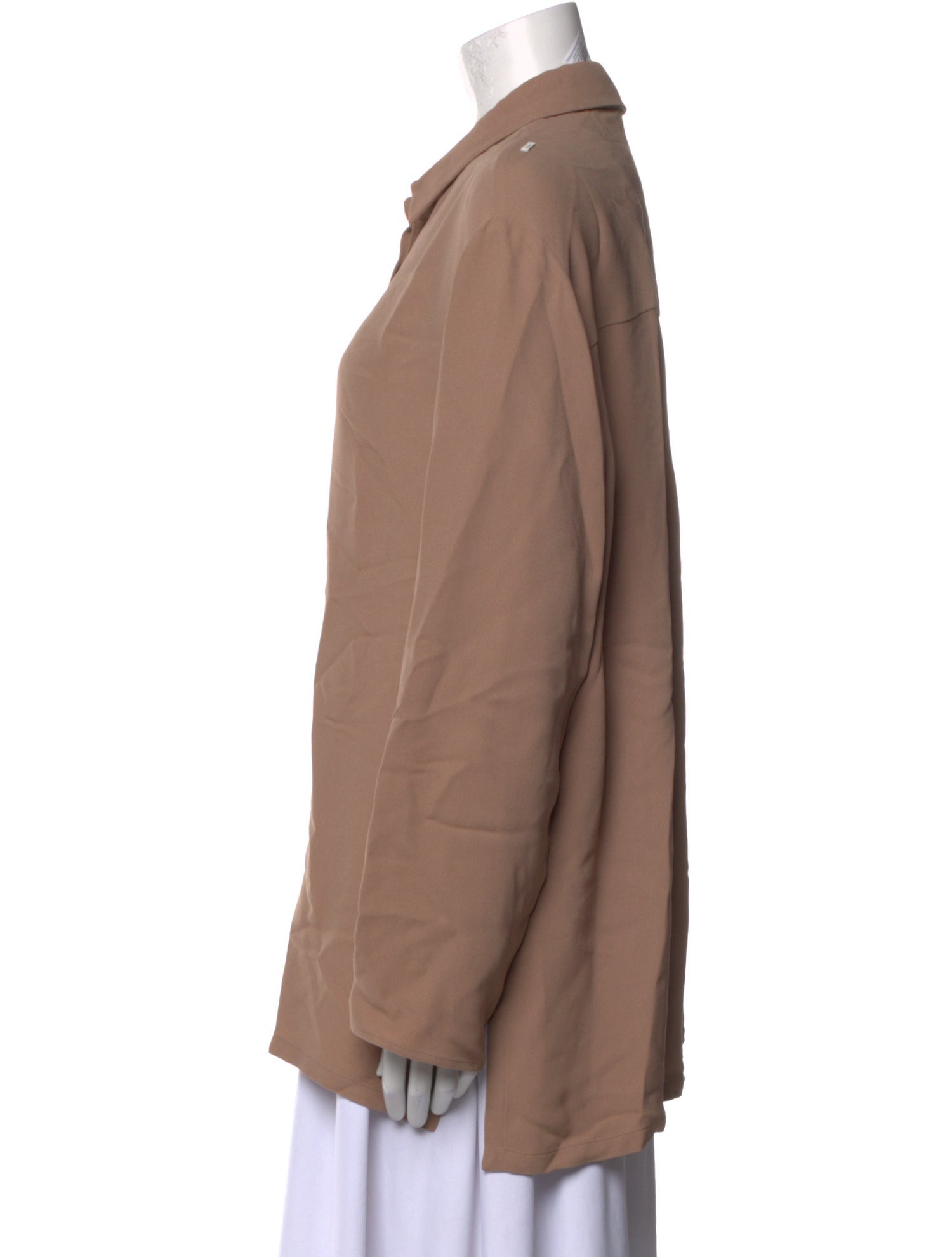 'S Max Mara Long Sleeve Button-Up Top