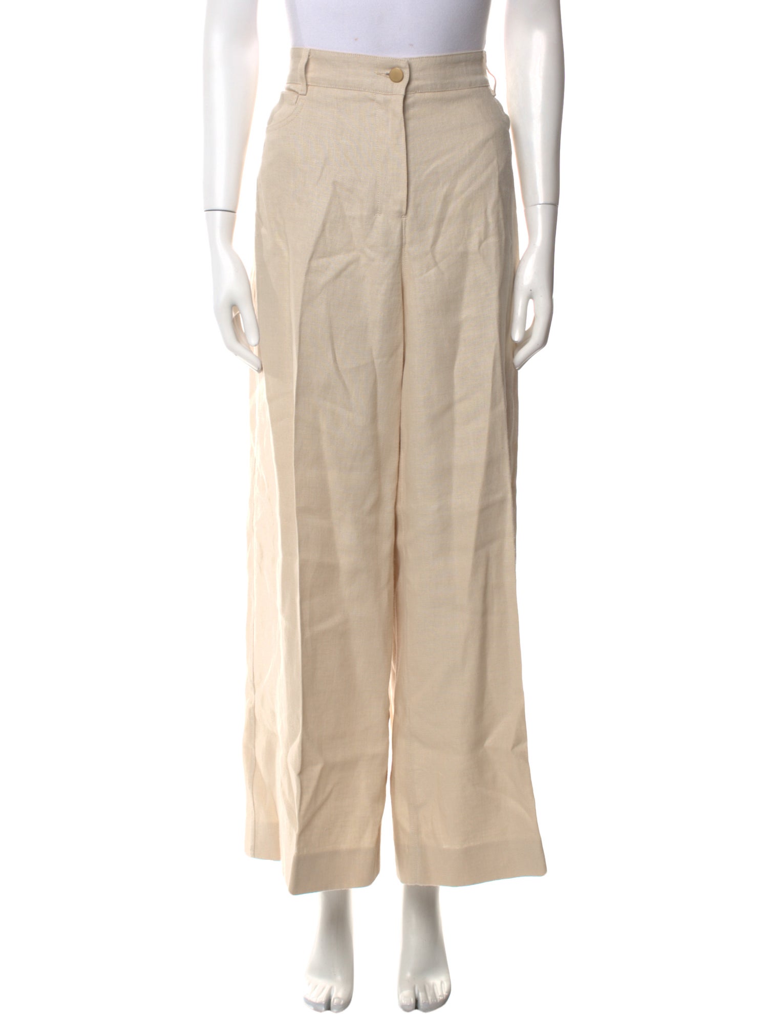 'S Max Mara Linen Wide Leg Pants