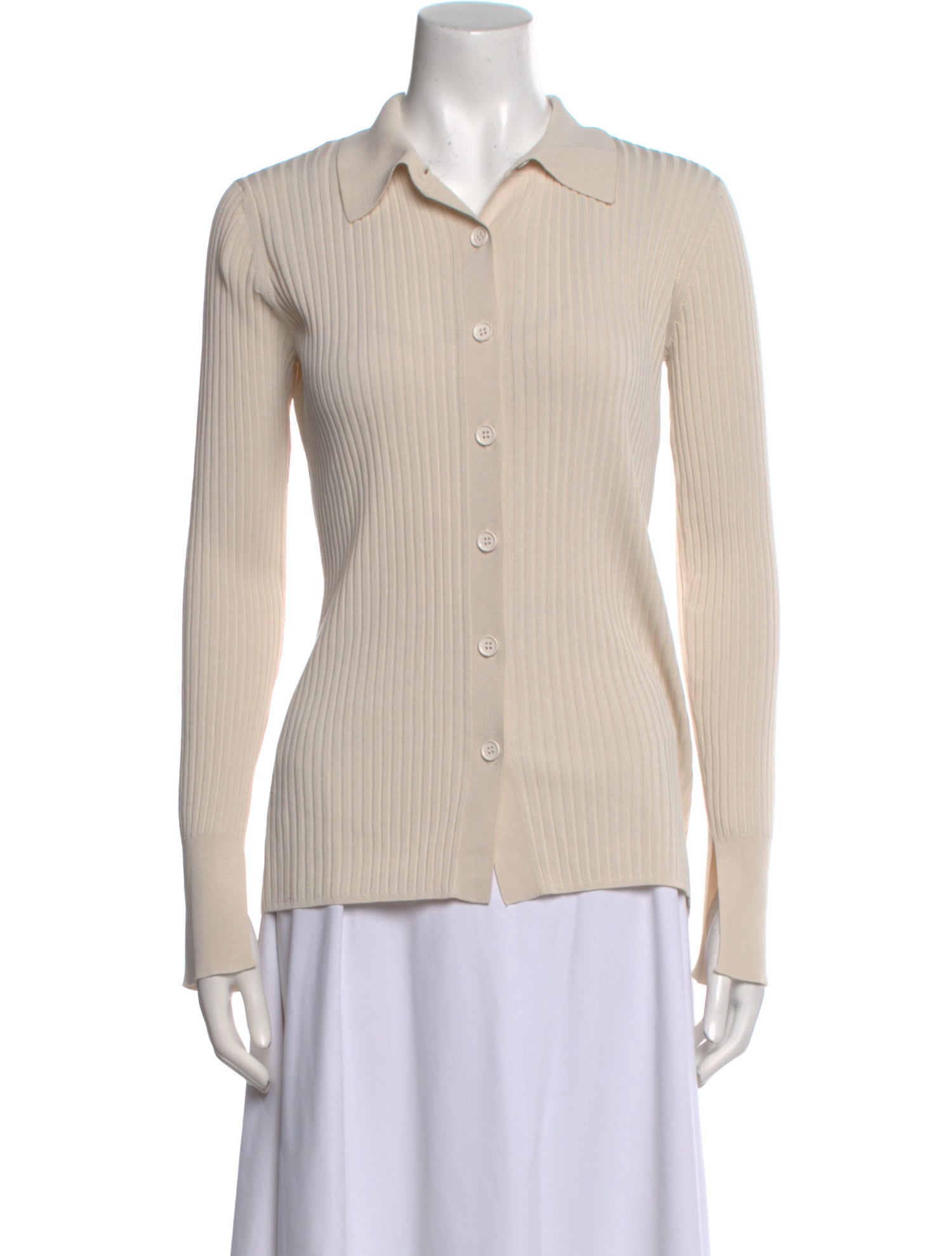 'S Max Mara Long Sleeve Button-Up Top