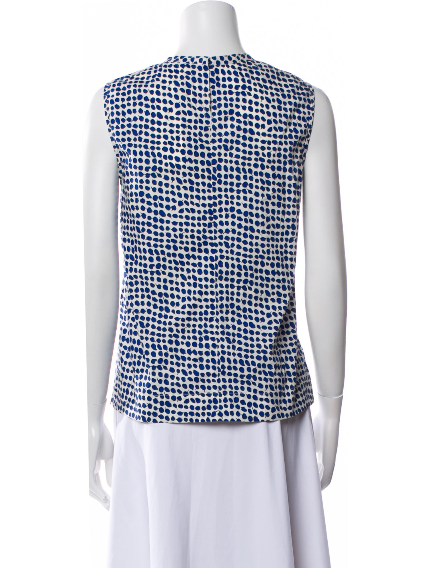 'S Max Mara Printed Crew Neck Top