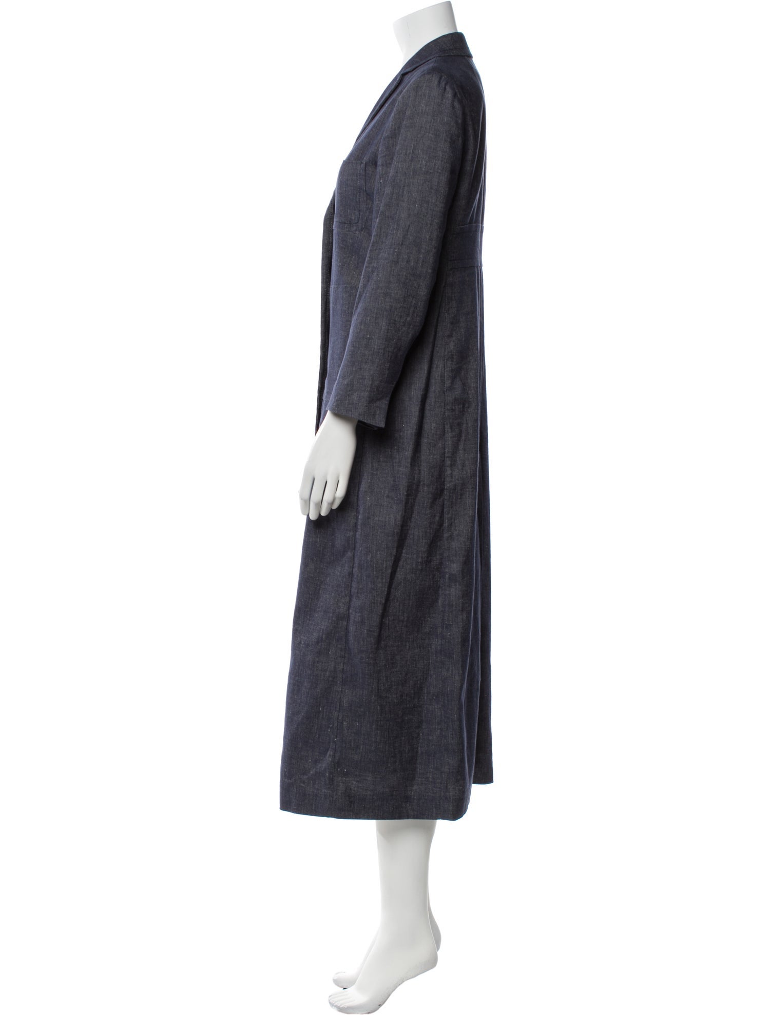 'S Max Mara Linen Trench Coat