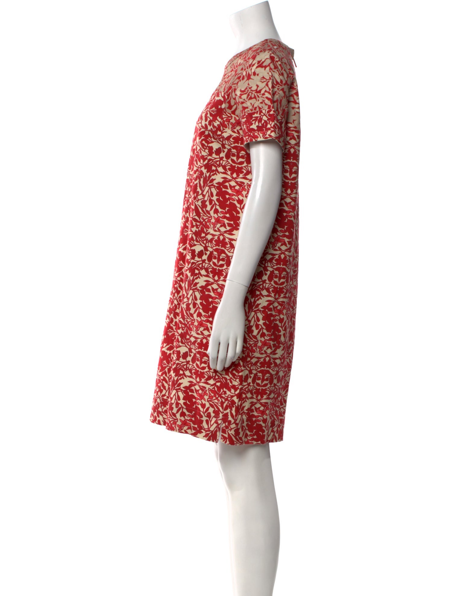 'S Max Mara Printed Knee-Length Dress