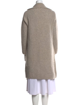 'S Max Mara Virgin Wool Open Front Sweater