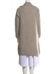'S Max Mara Virgin Wool Open Front Sweater