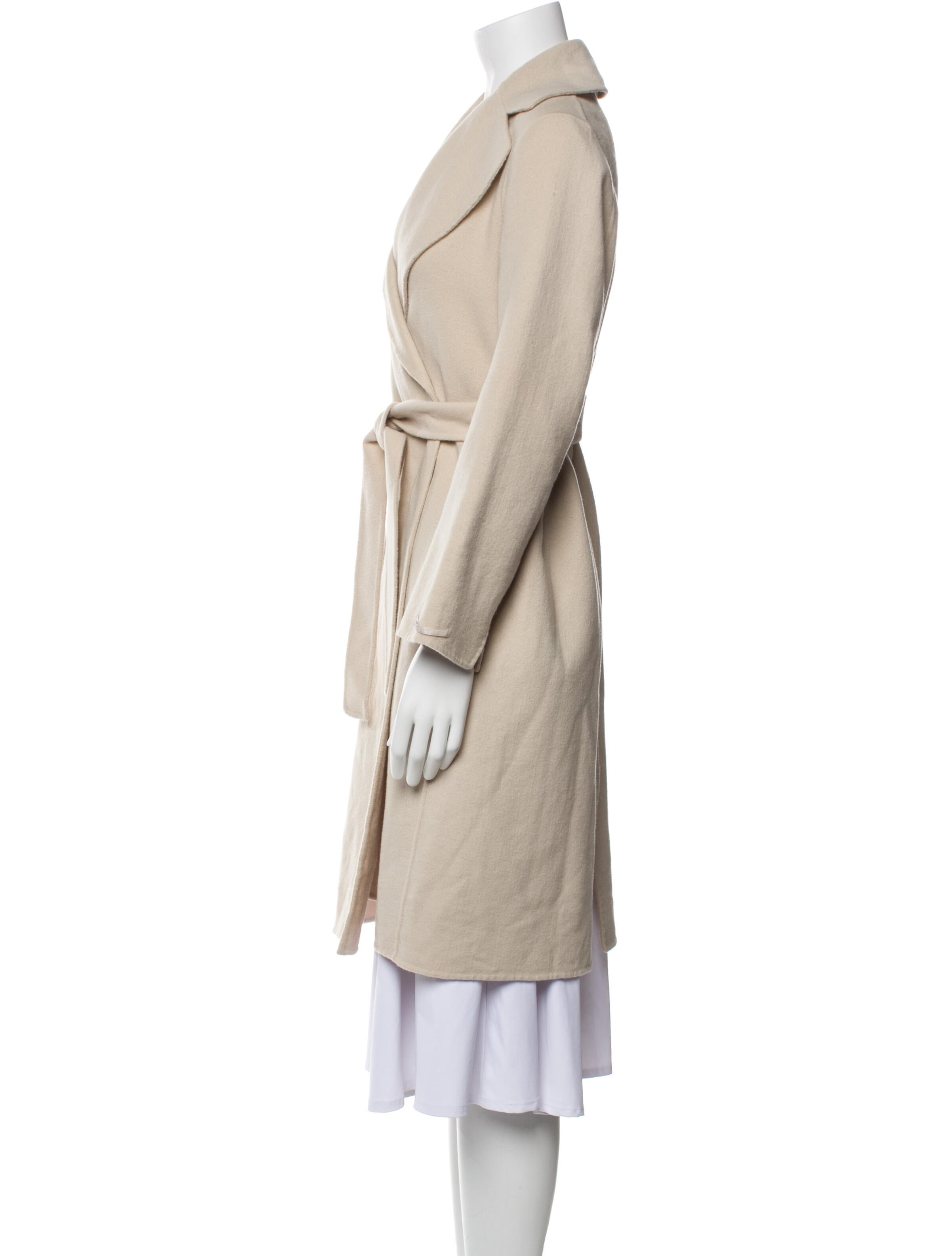 'S Max Mara Virgin Wool Trench Coat