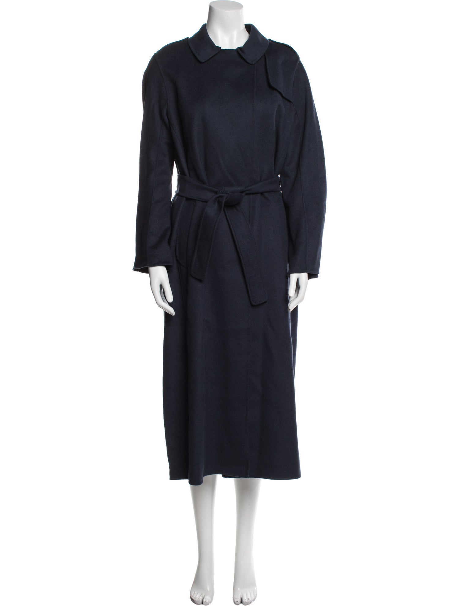 'S Max Mara Virgin Wool Trench Coat