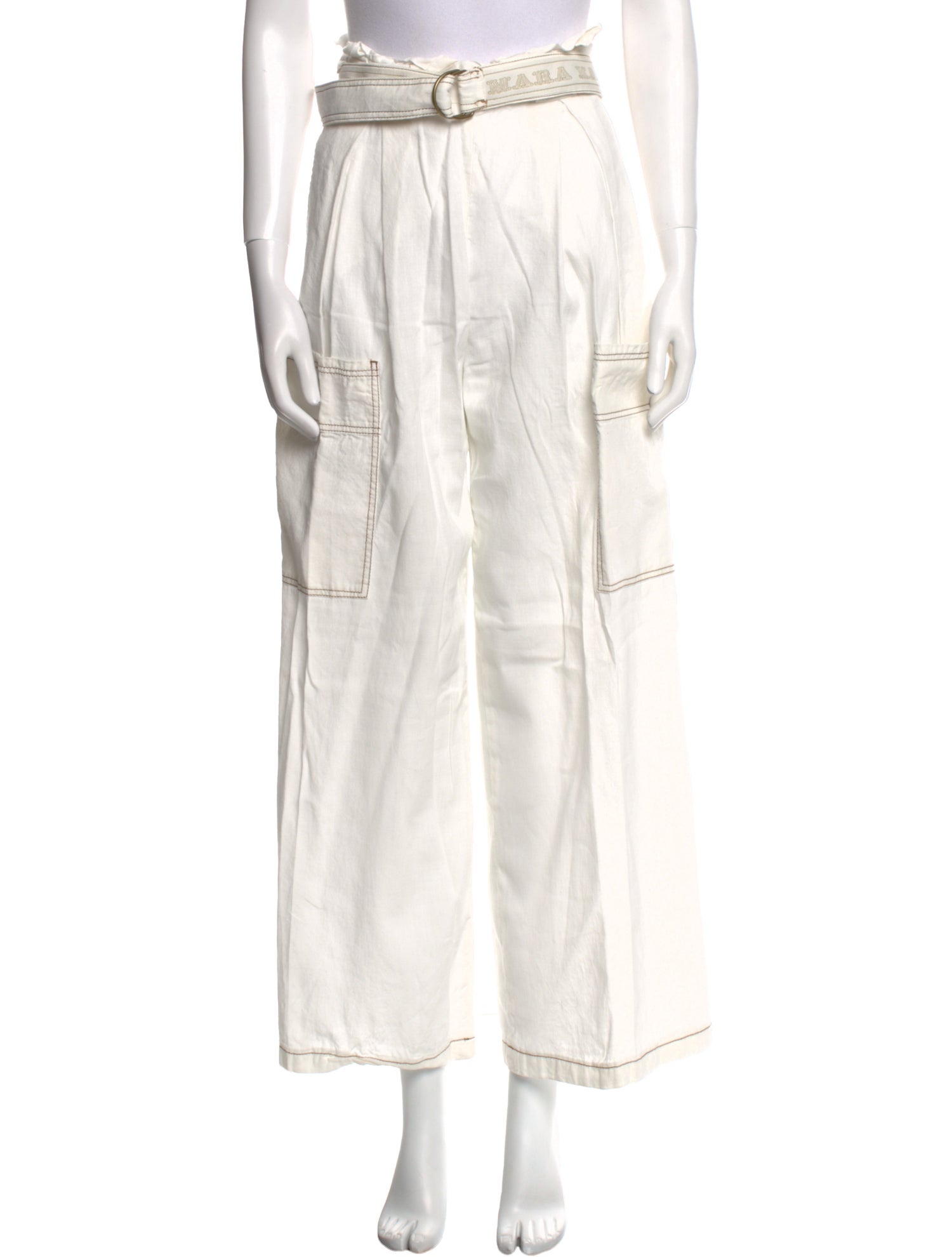'S Max Mara Linen Wide Leg Pants