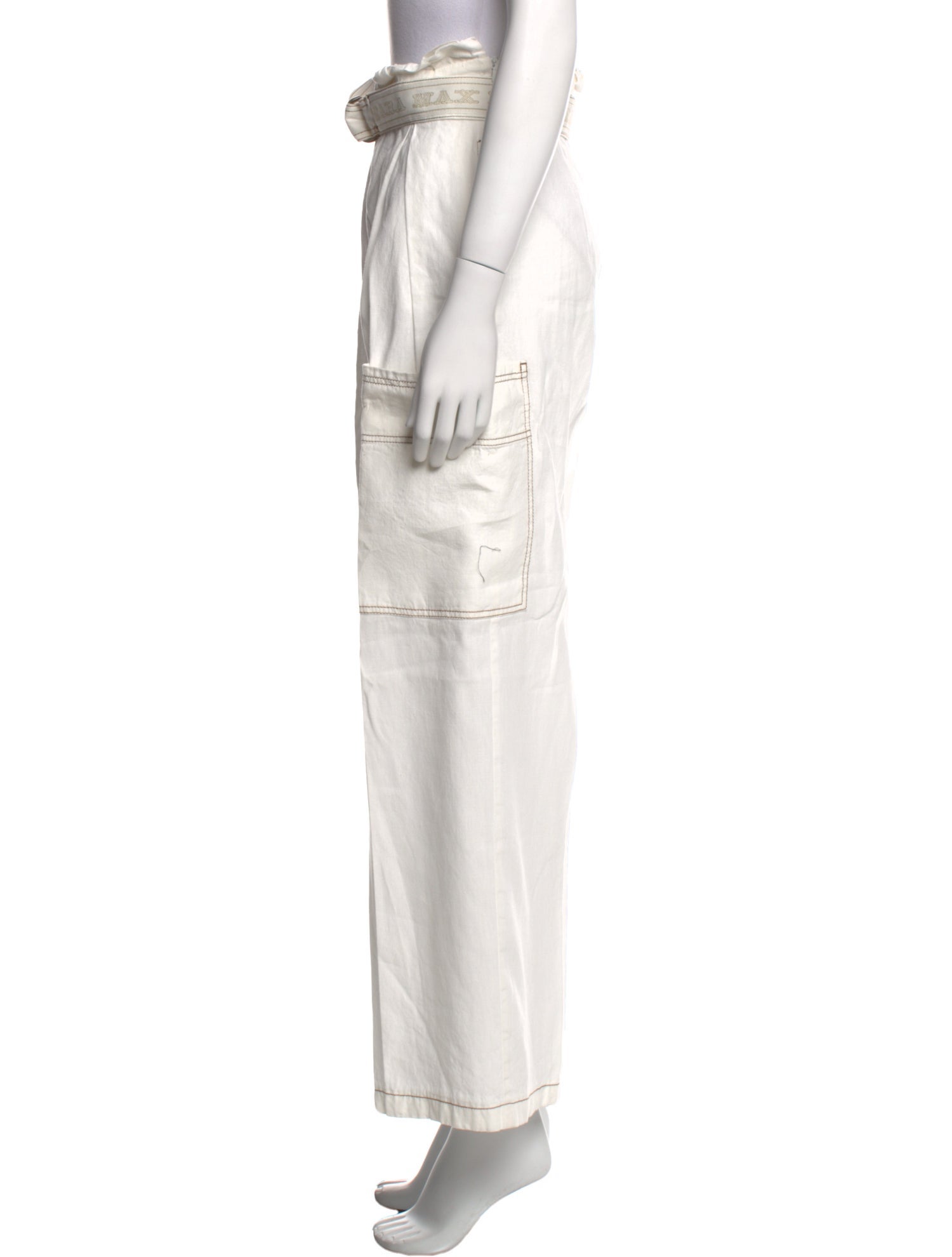 'S Max Mara Linen Wide Leg Pants