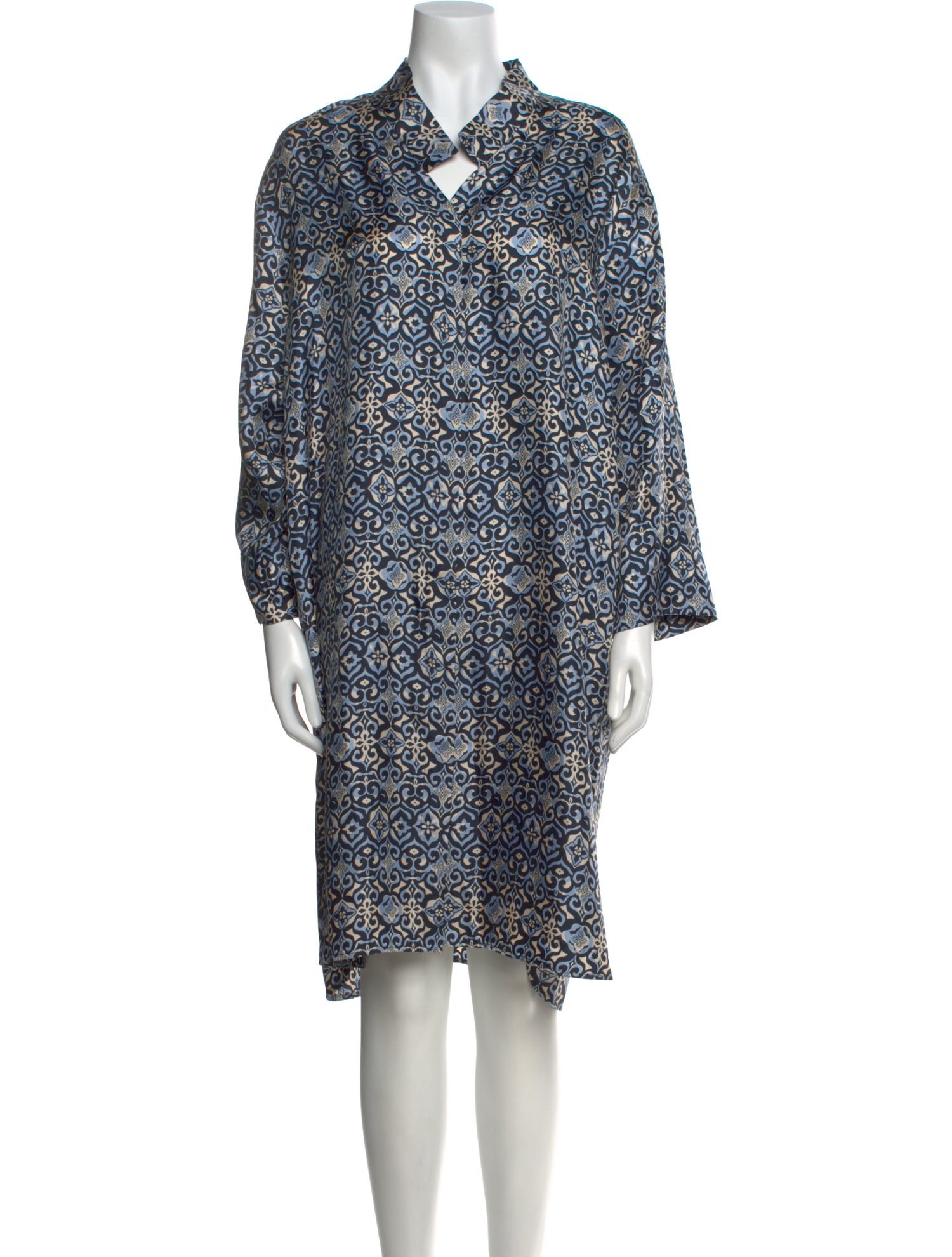 'S Max Mara Printed Knee-Length Dress
