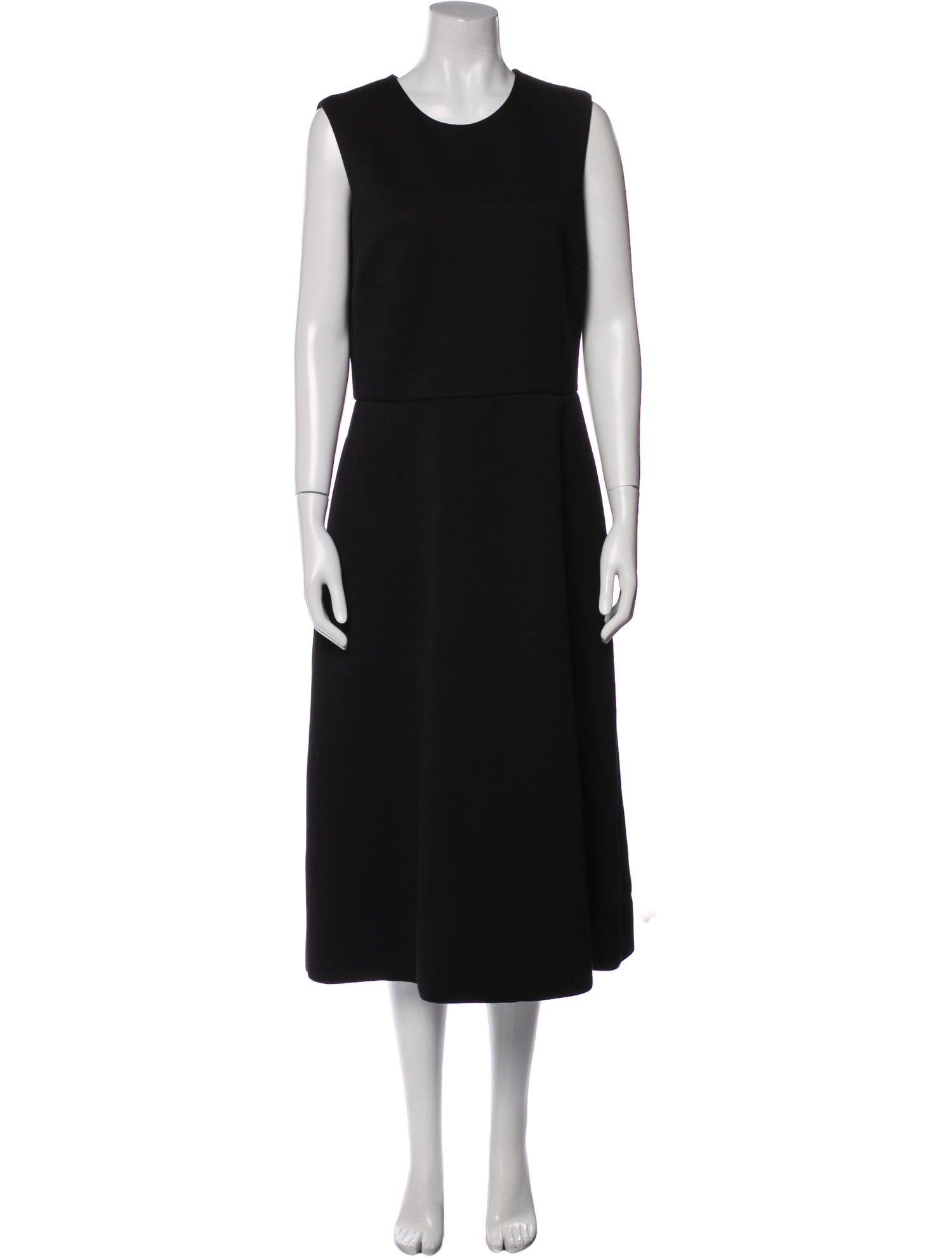 'S Max Mara Crew Neck Long Dress