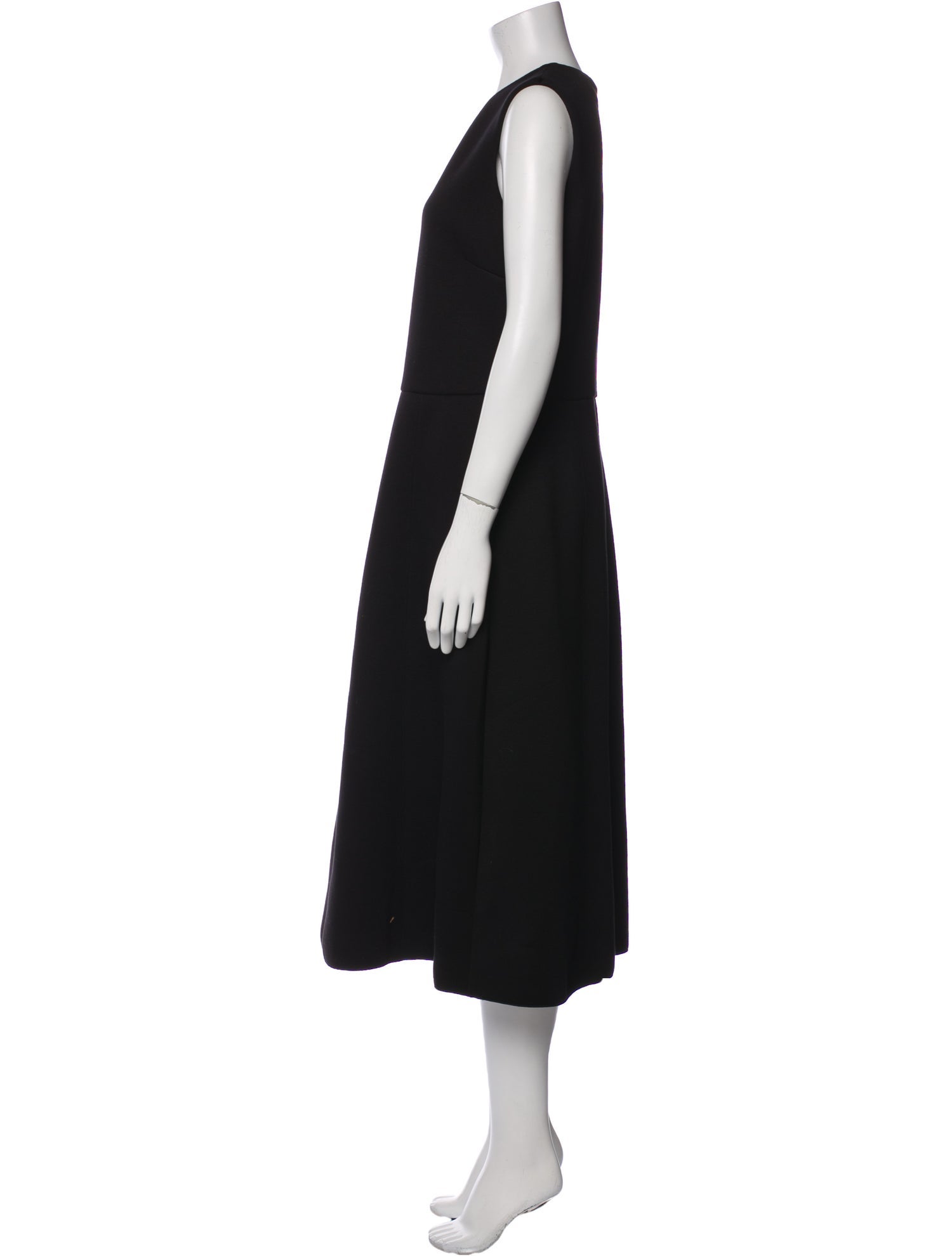 'S Max Mara Crew Neck Long Dress