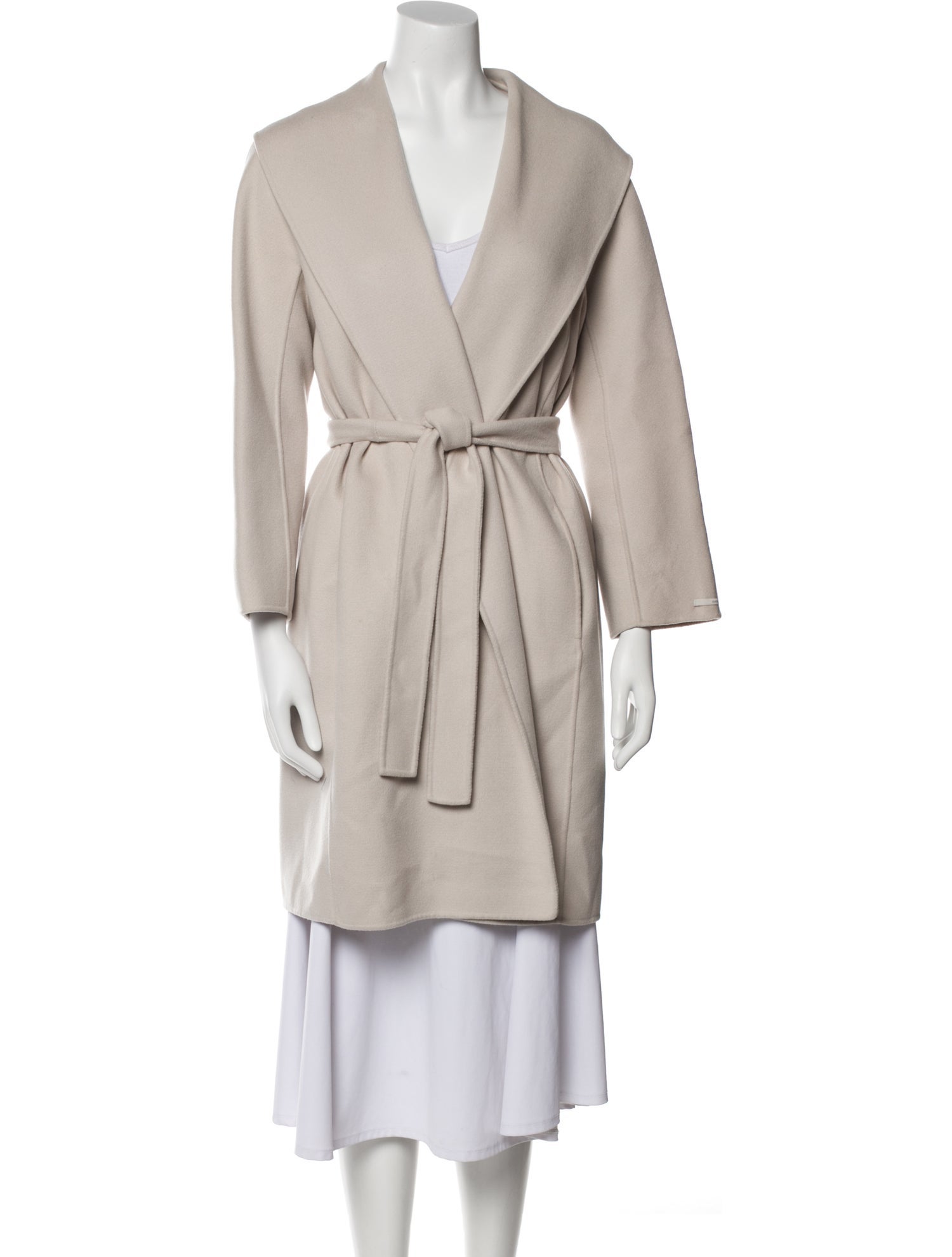 'S Max Mara Virgin Wool Trench Coat