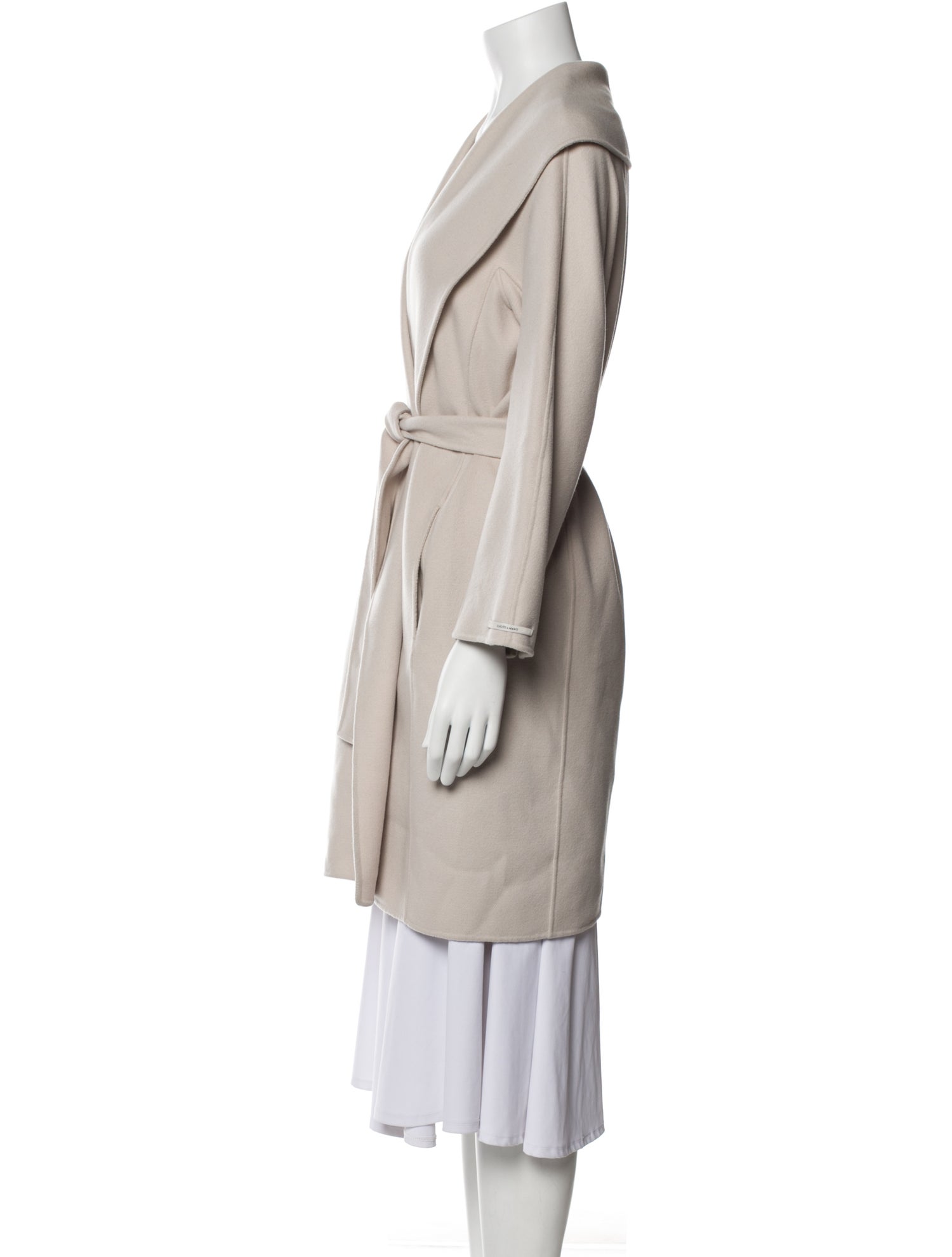 'S Max Mara Virgin Wool Trench Coat