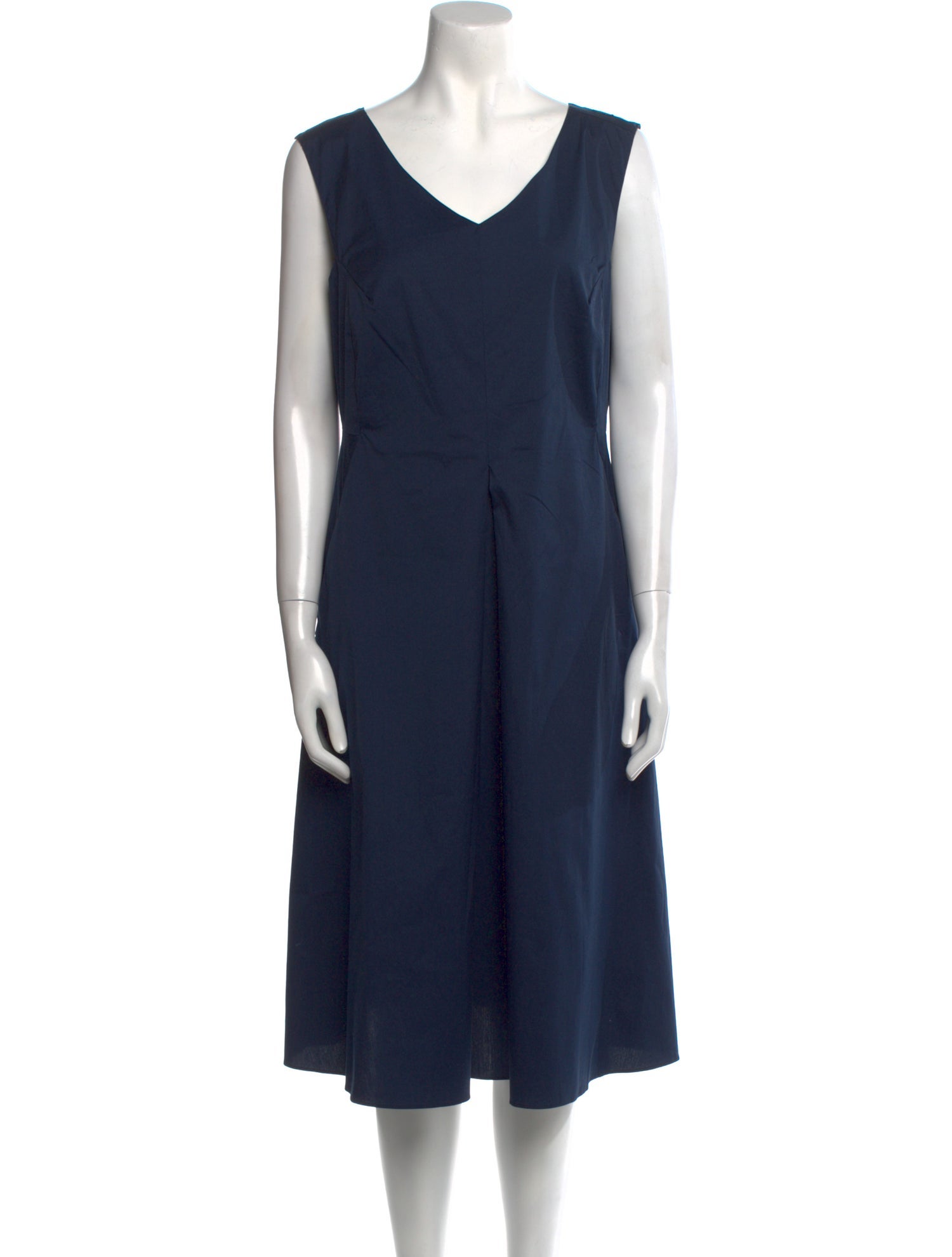 'S Max Mara V-Neck Midi Length Dress
