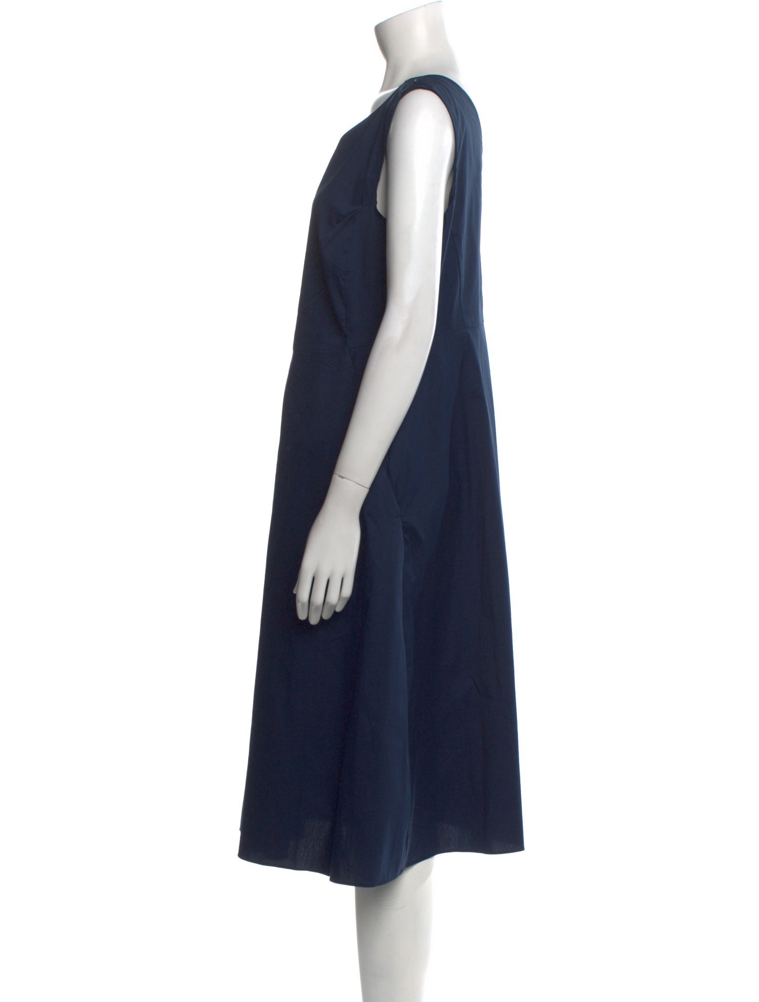'S Max Mara V-Neck Midi Length Dress