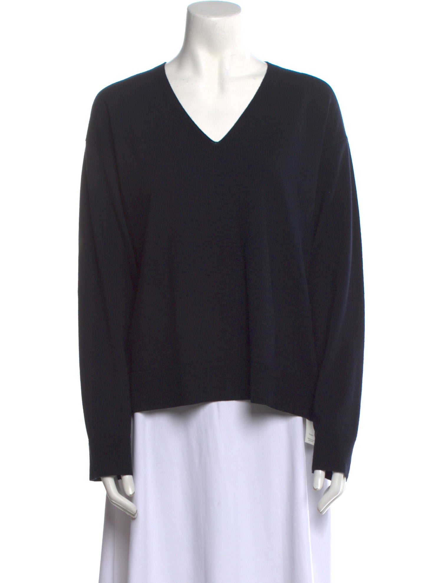 'S Max Mara Virgin Wool V-Neck Sweater