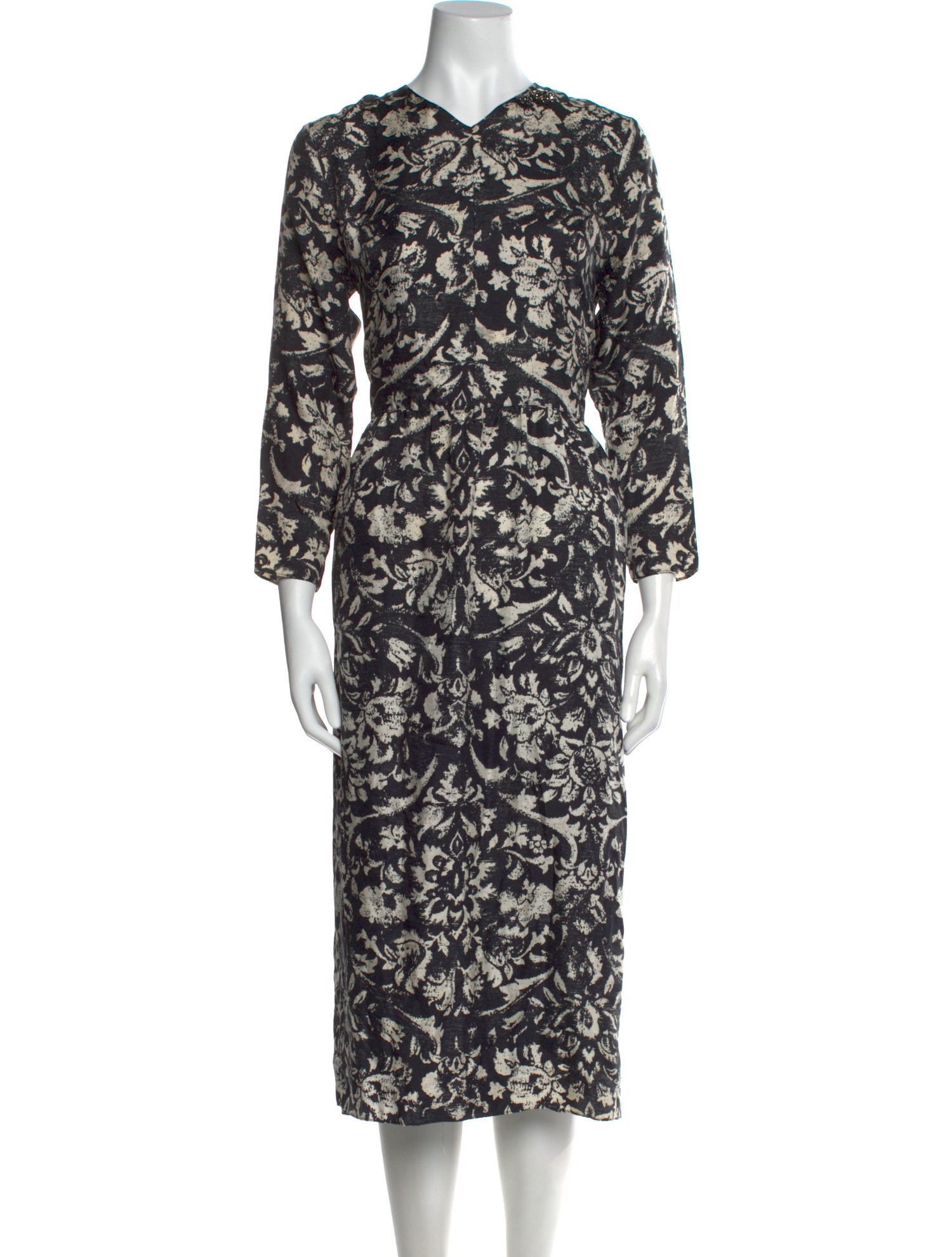 'S Max Mara Silk Long Dress