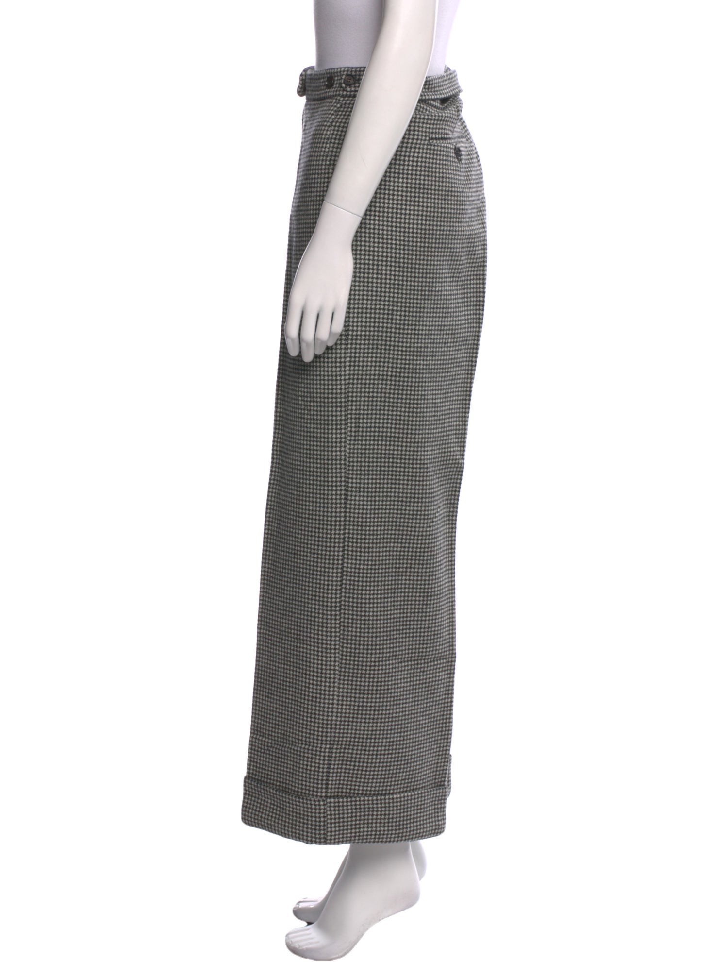 'S Max Mara Virgin Wool Wide Leg Pants