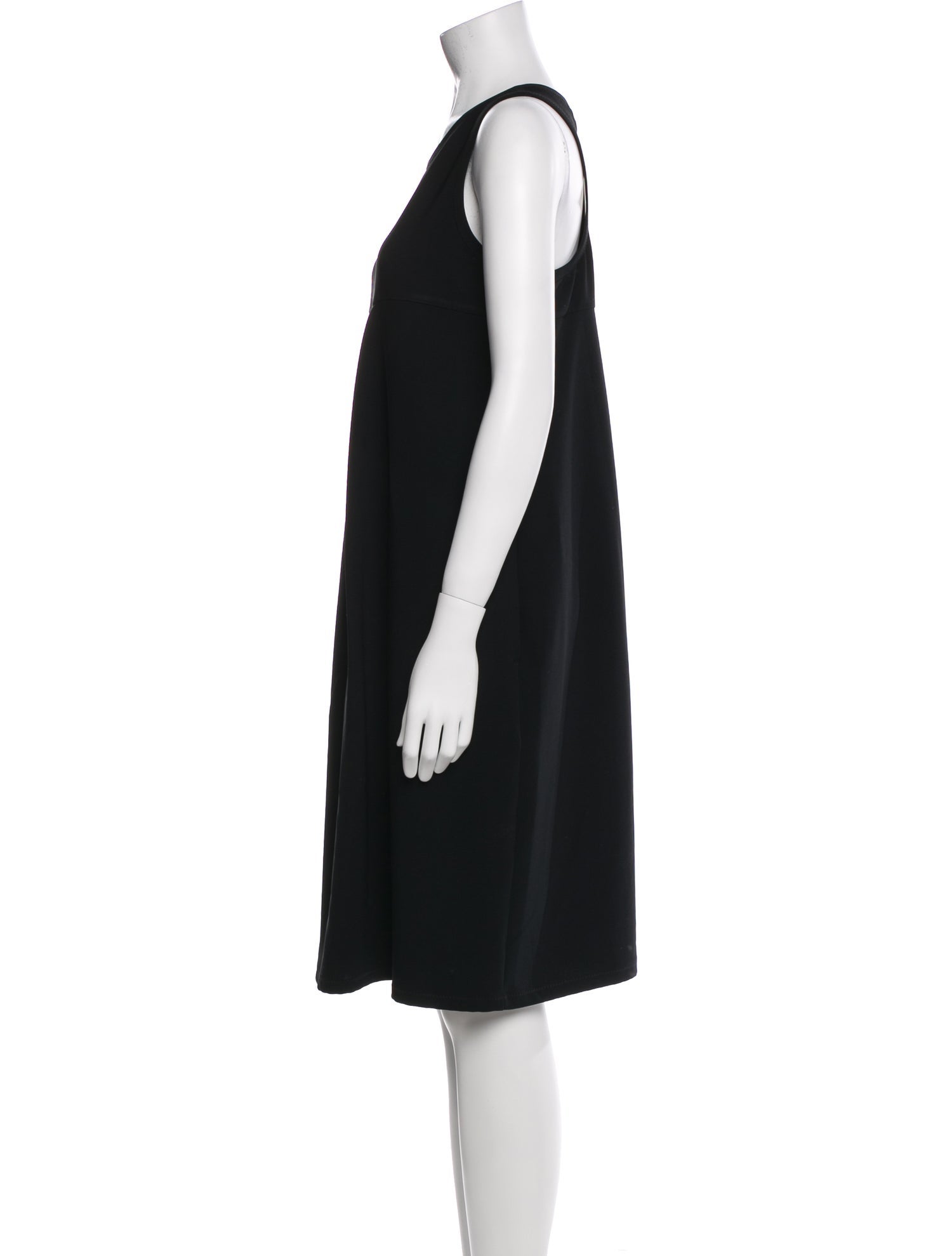 'S Max Mara Scoop Neck Midi Length Dress