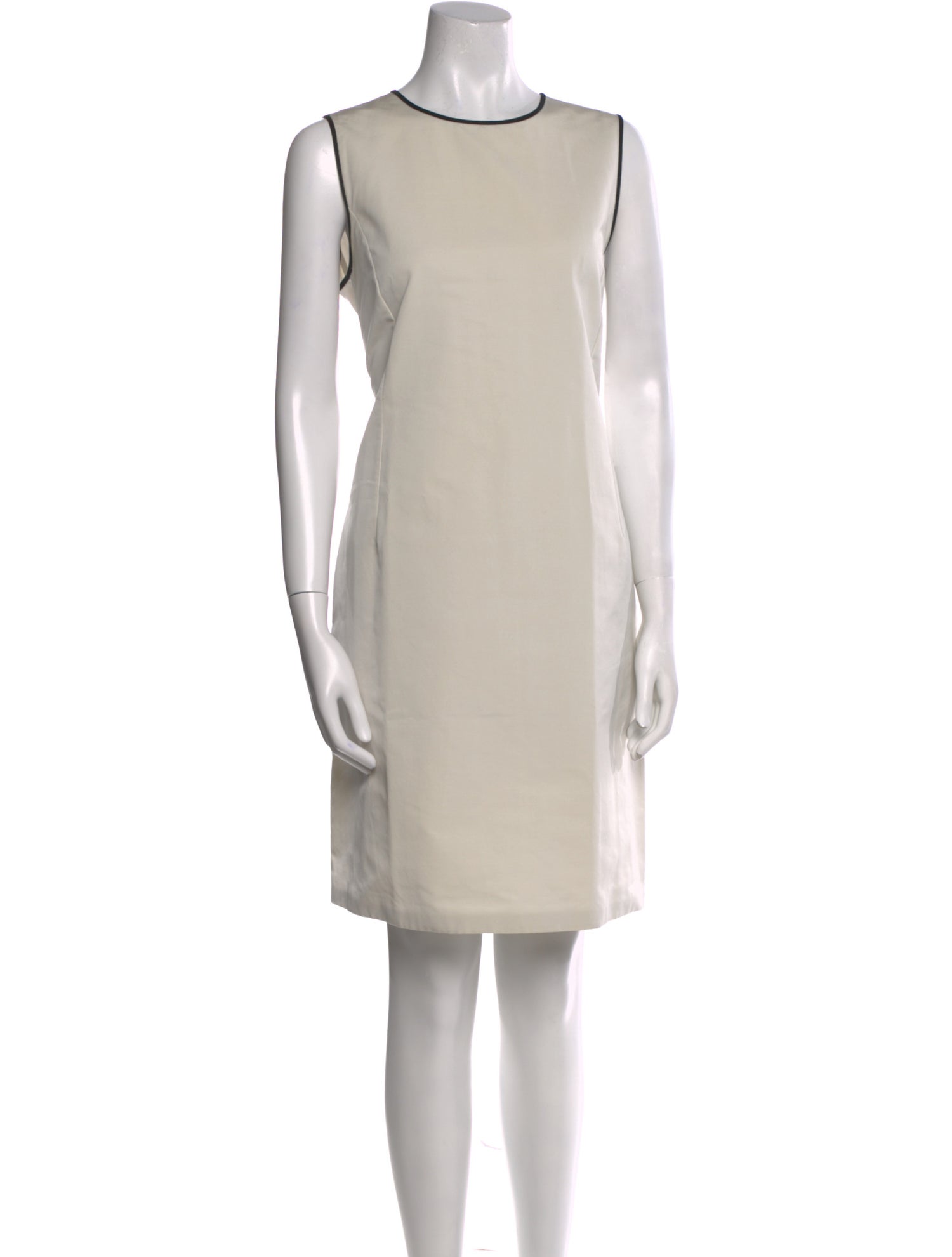 'S Max Mara Crew Neck Knee-Length Dress