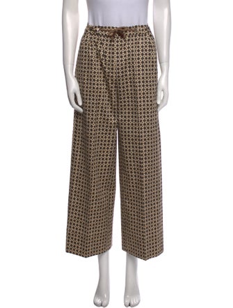 'S Max Mara Printed Wide Leg Pants