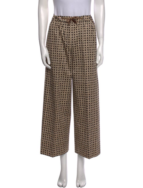 'S Max Mara Printed Wide Leg Pants