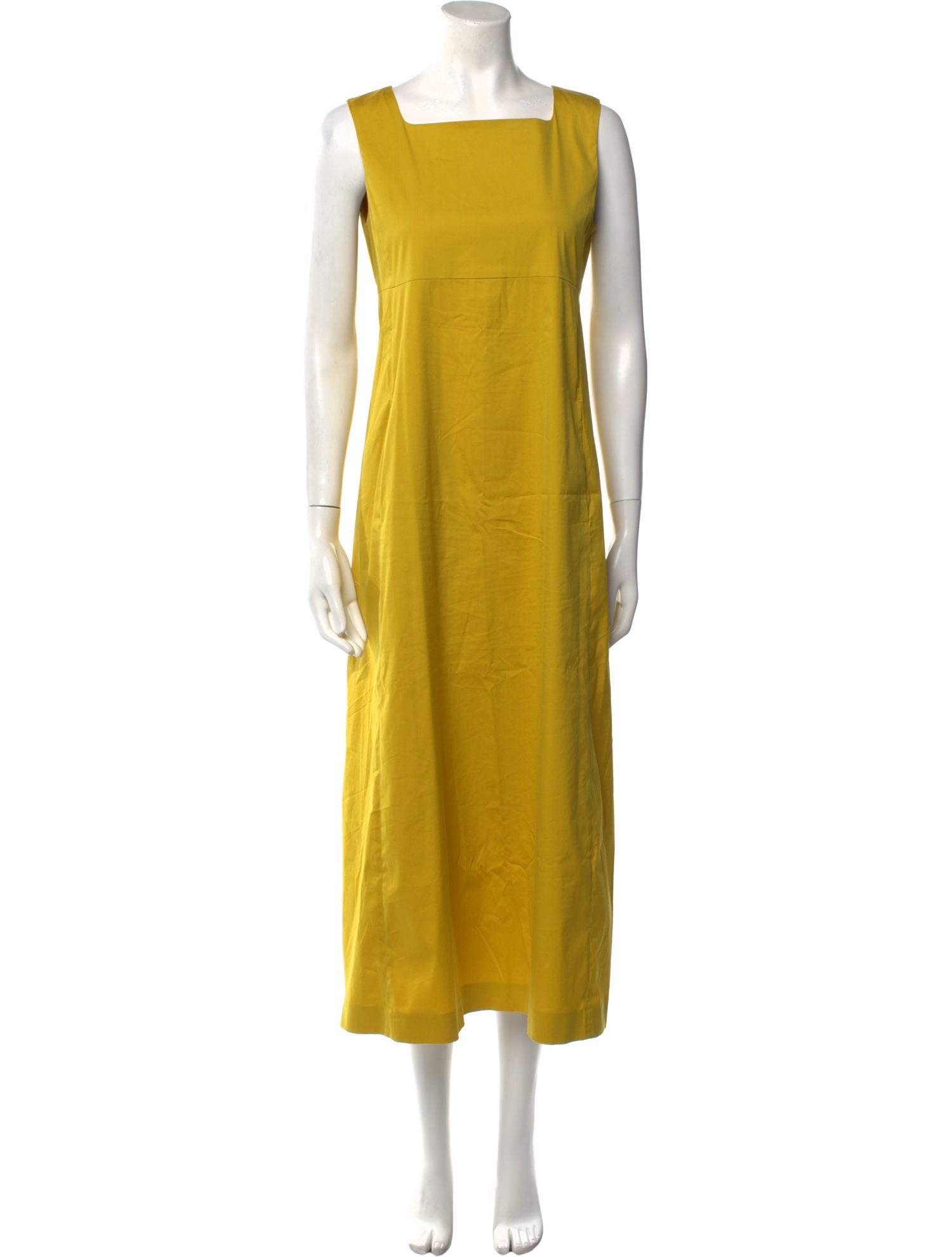 'S Max Mara Square Neckline Long Dress