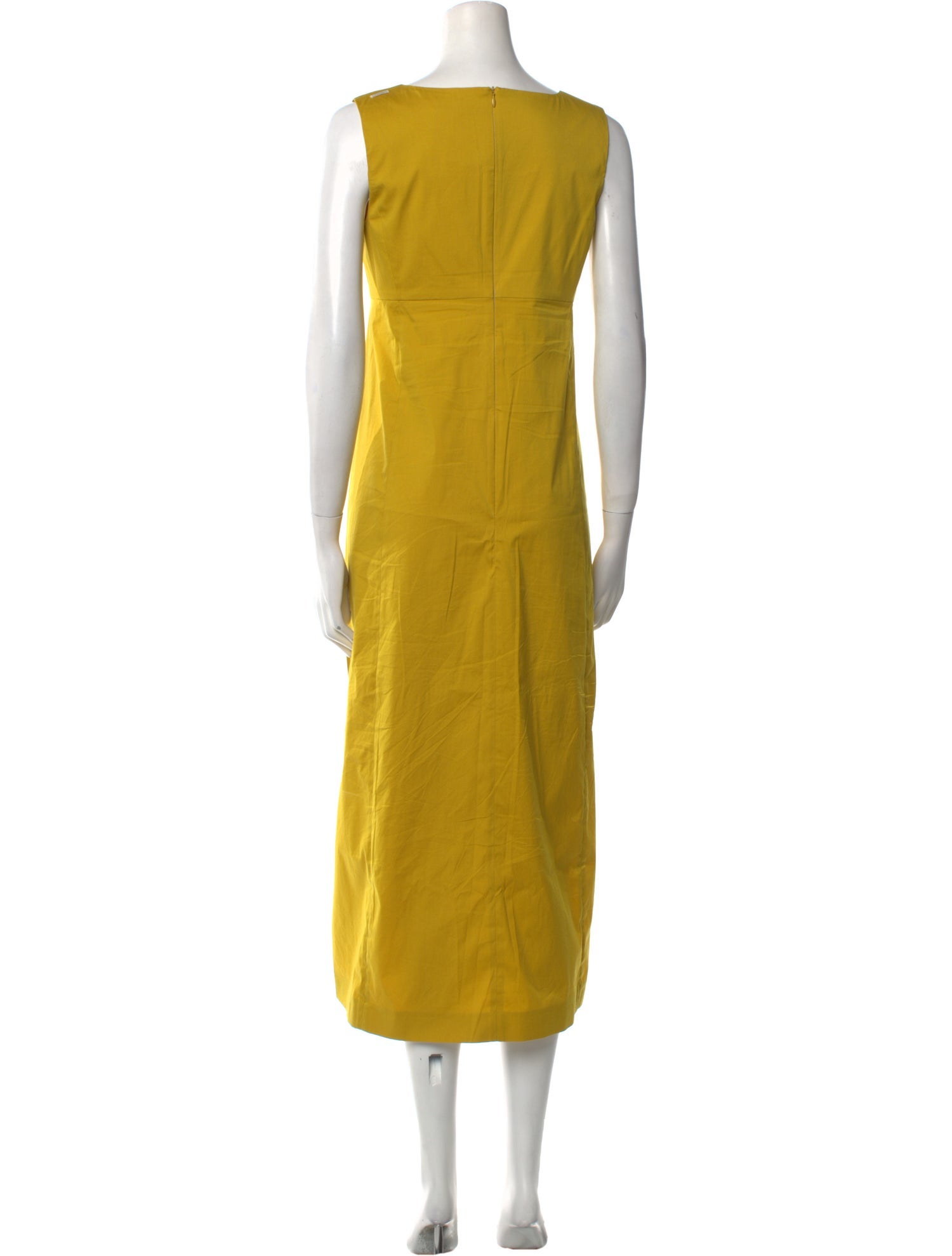 'S Max Mara Square Neckline Long Dress