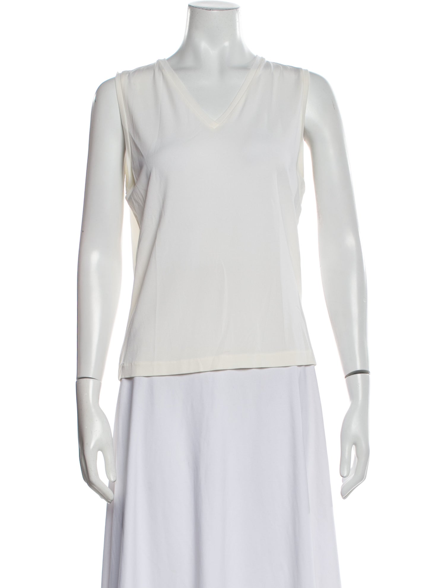 'S Max Mara V-Neck Sleeveless Top