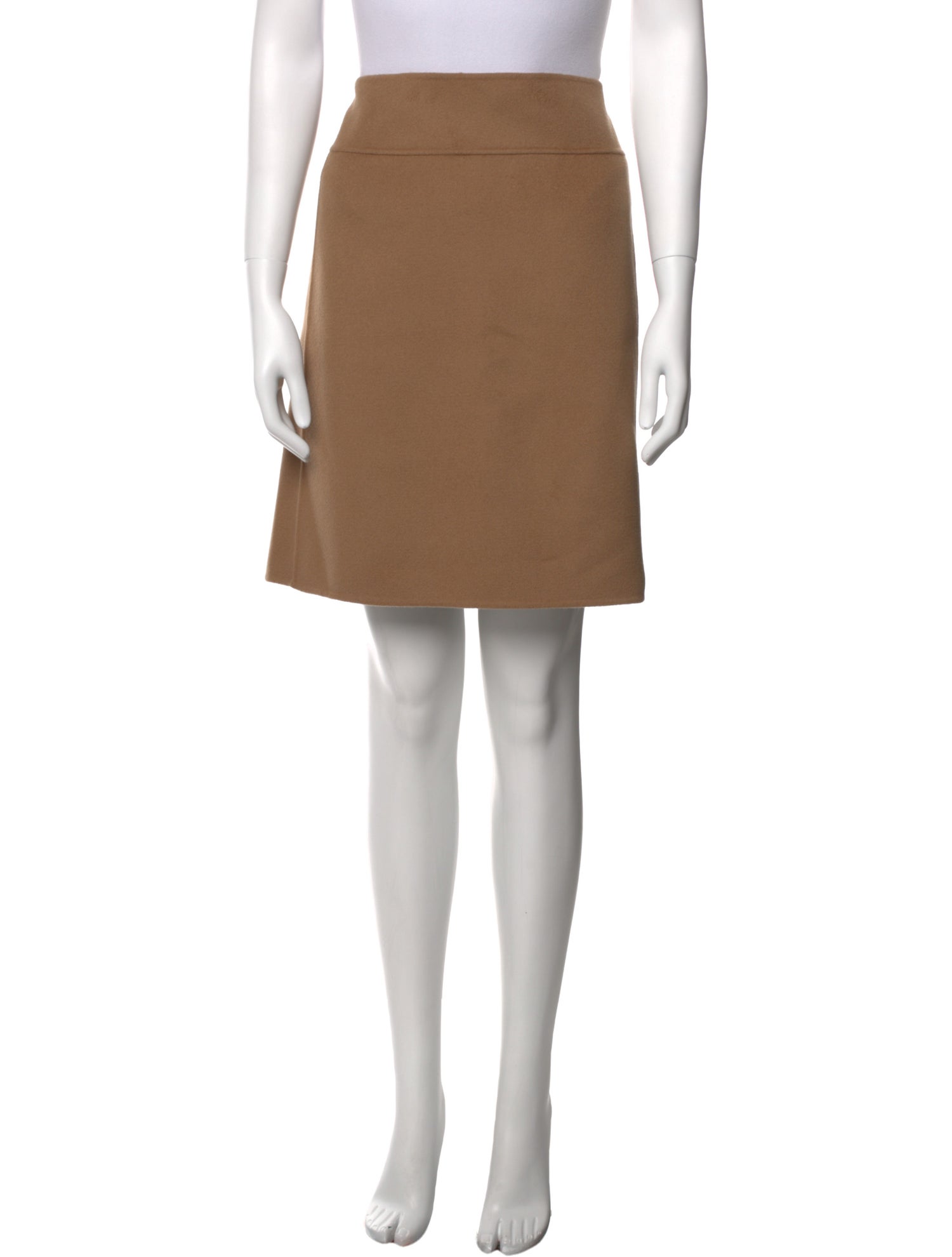 'S Max Mara Virgin Wool Knee-Length Skirt