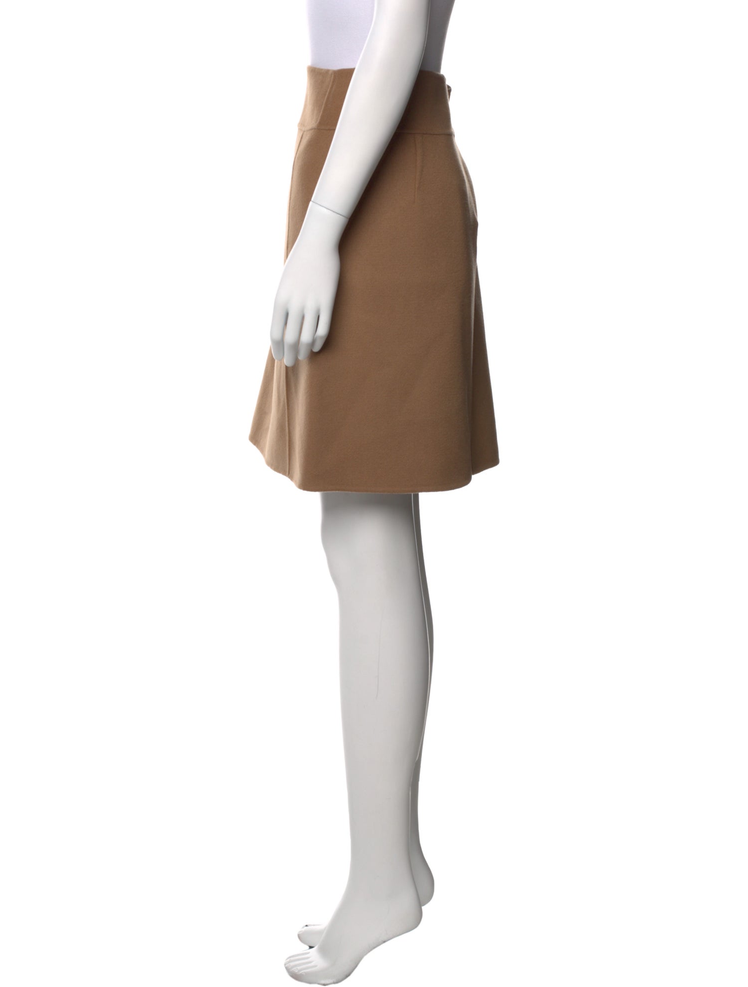 'S Max Mara Virgin Wool Knee-Length Skirt