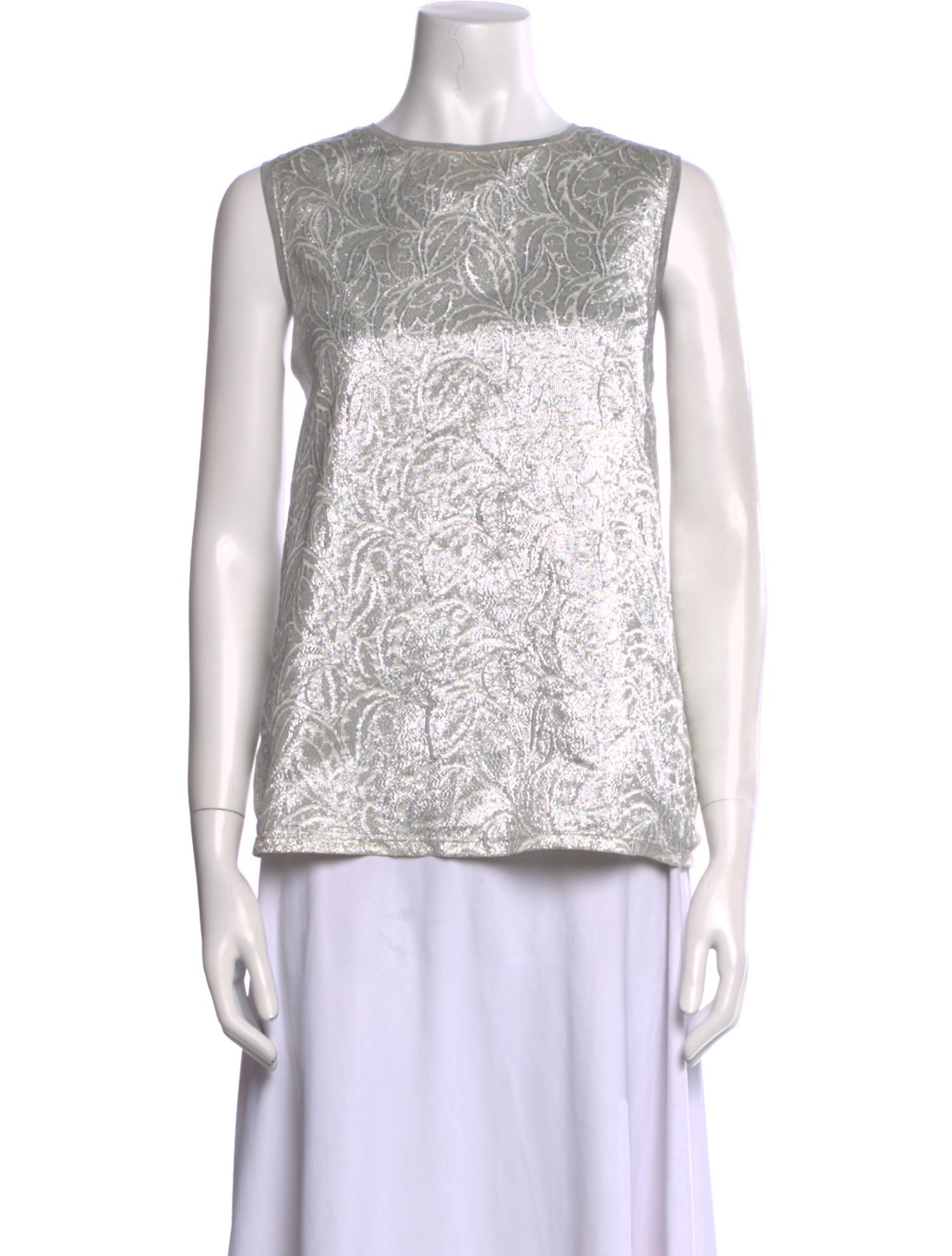 'S Max Mara Wool Bateau Neckline Top