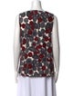 'S Max Mara Polka Dot Print Crew Neck Blouse