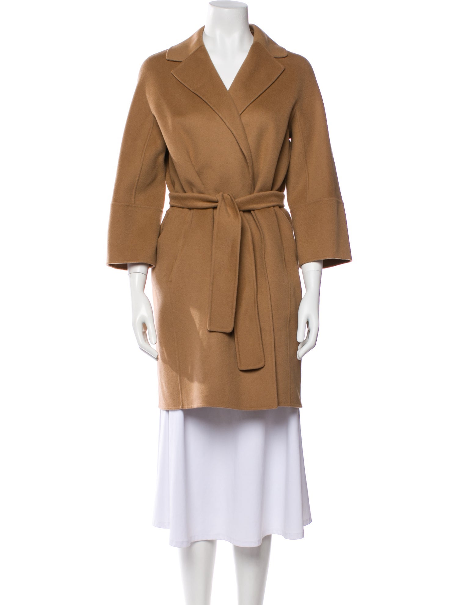 'S Max Mara Virgin Wool Trench Coat