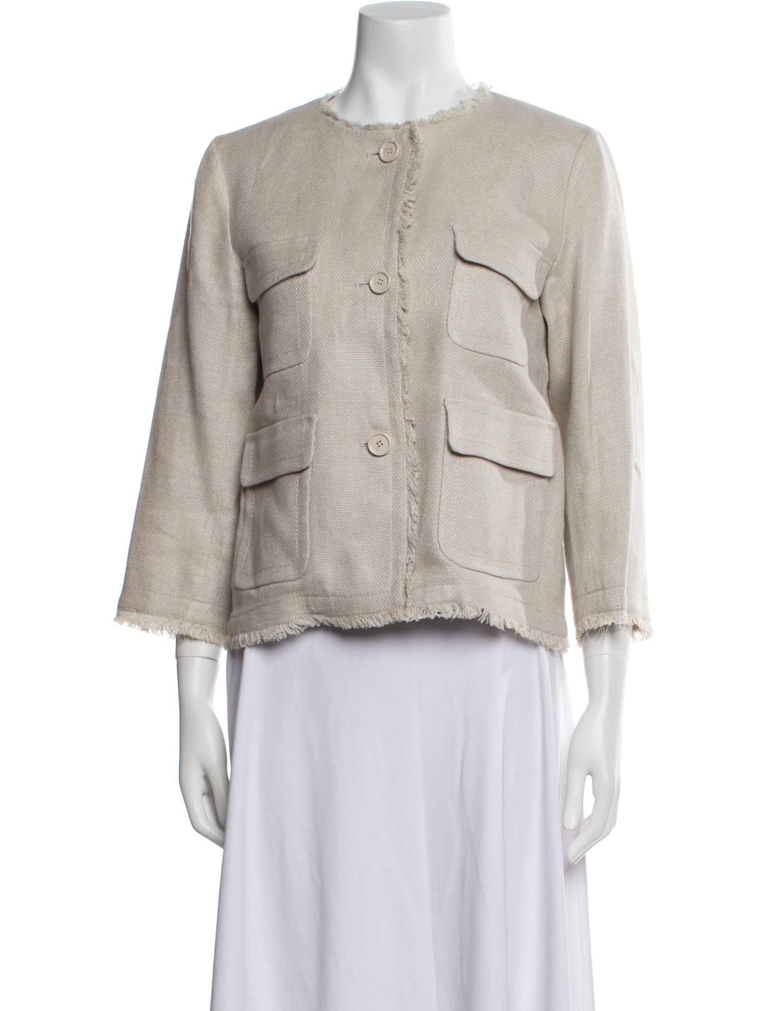 'S Max Mara Linen Evening Jacket