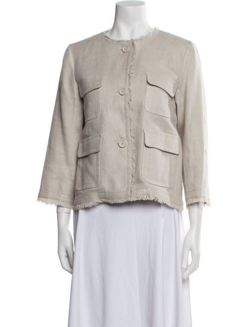 'S Max Mara Linen Evening Jacket