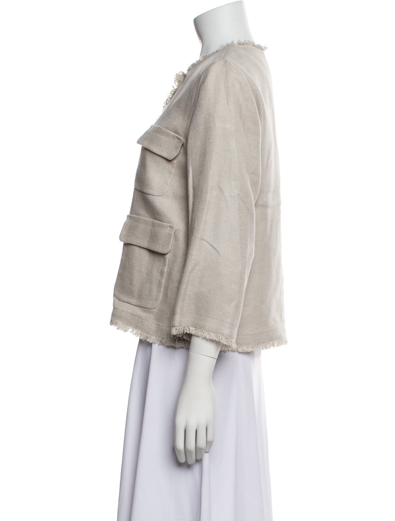 'S Max Mara Linen Evening Jacket