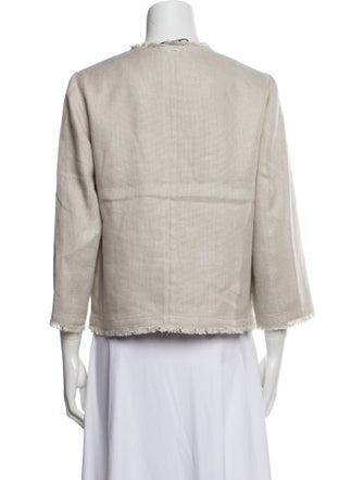 'S Max Mara Linen Evening Jacket