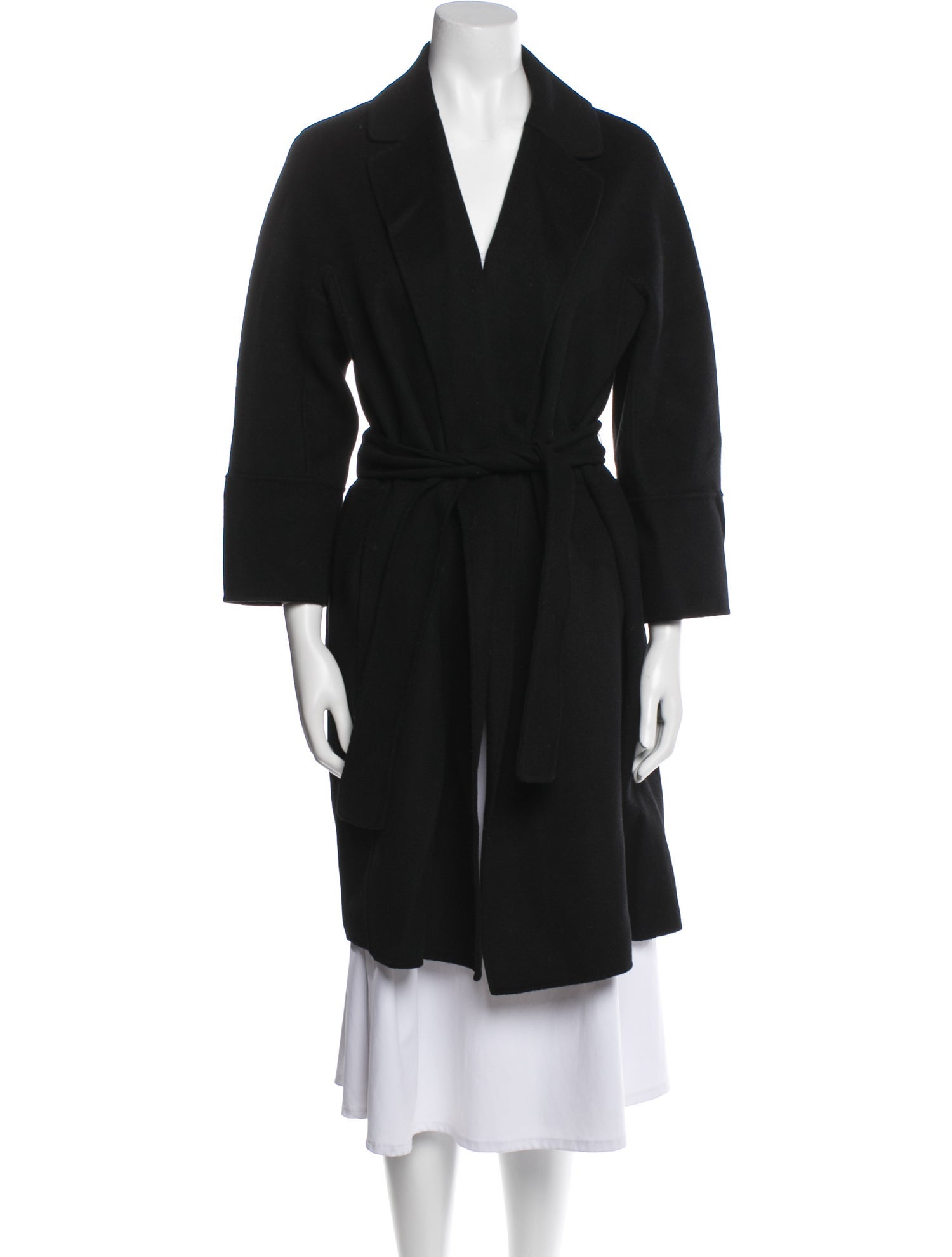 'S Max Mara Virgin Wool Trench Coat