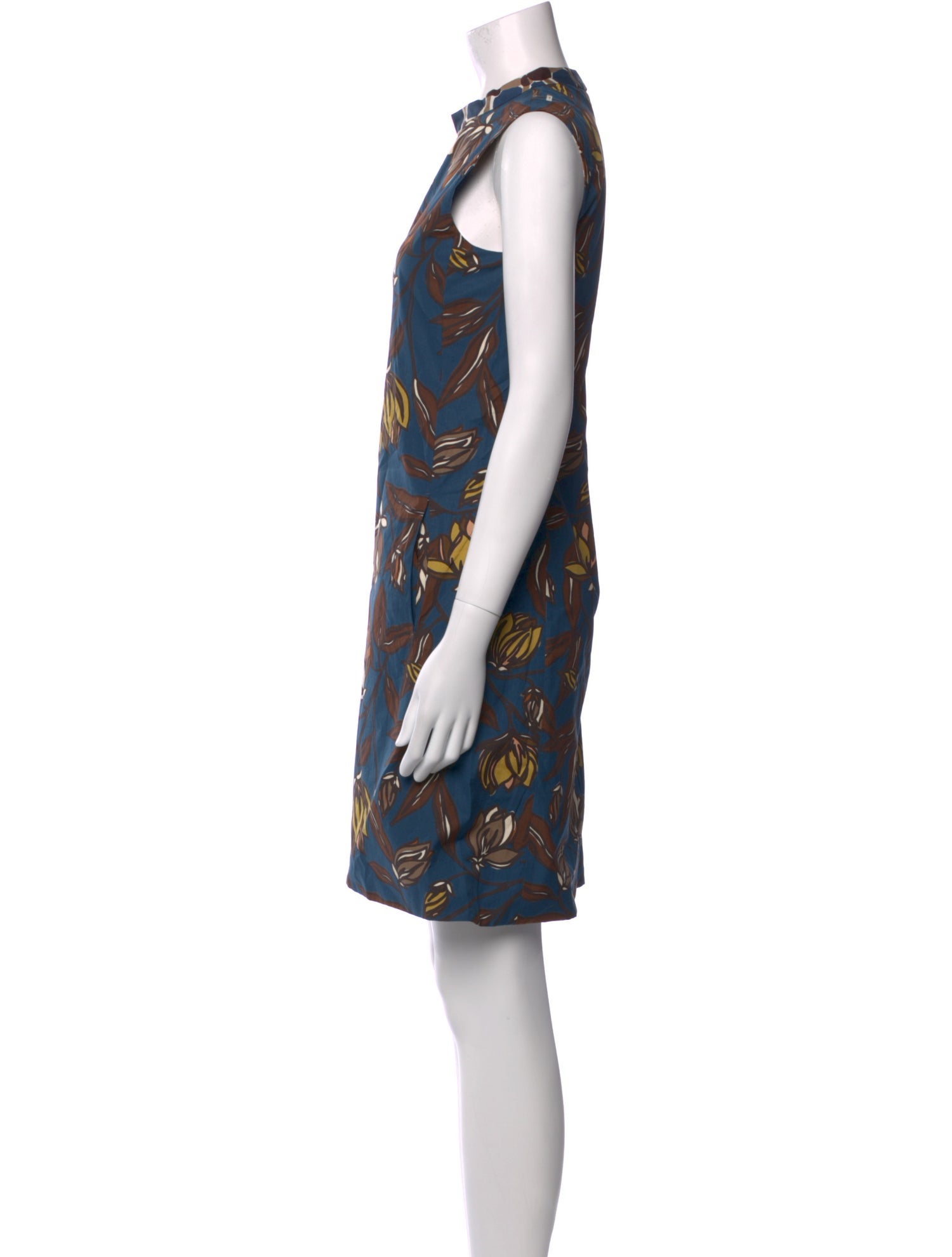 'S Max Mara Printed Knee-Length Dress w/ Tags