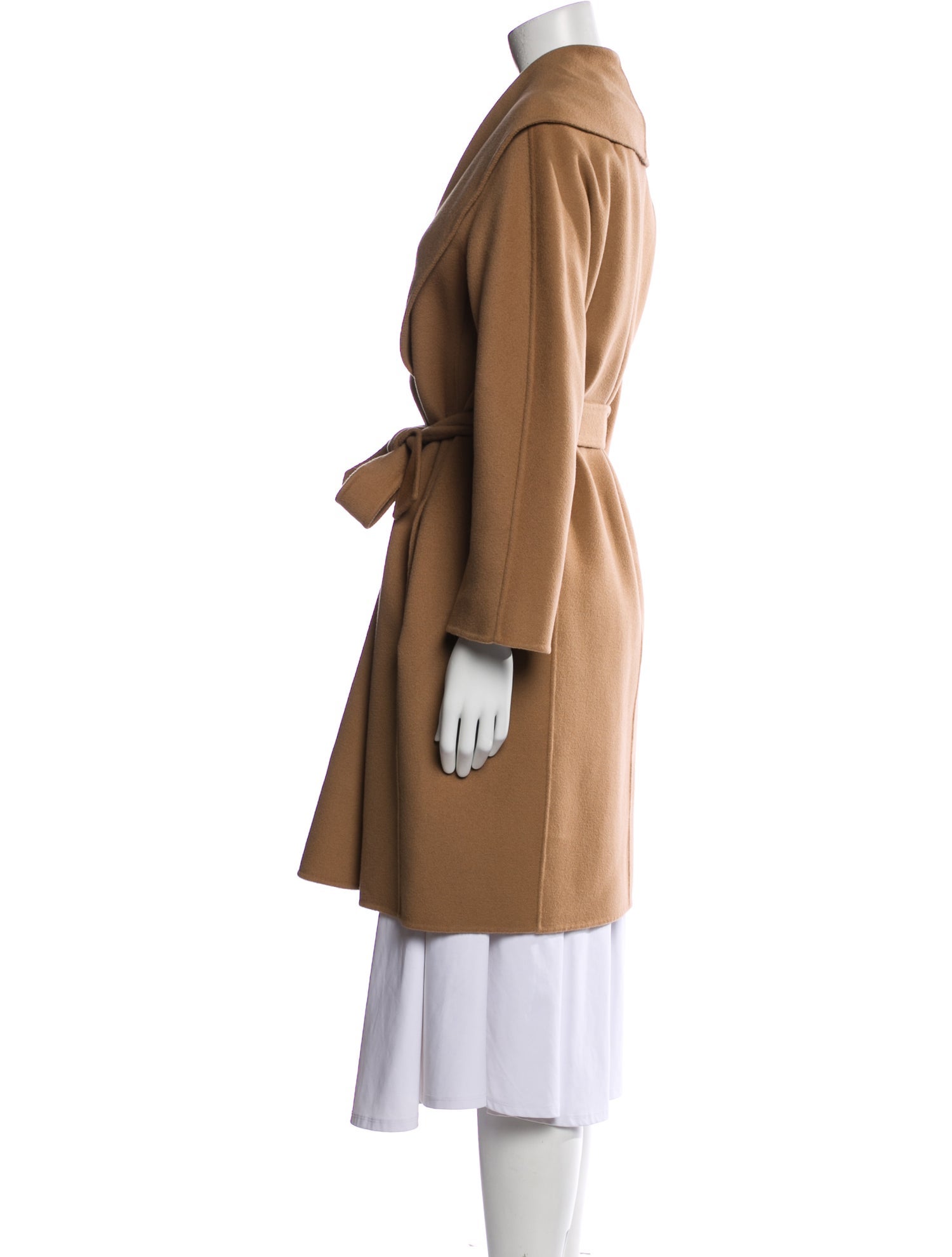'S Max Mara Virgin Wool Trench Coat